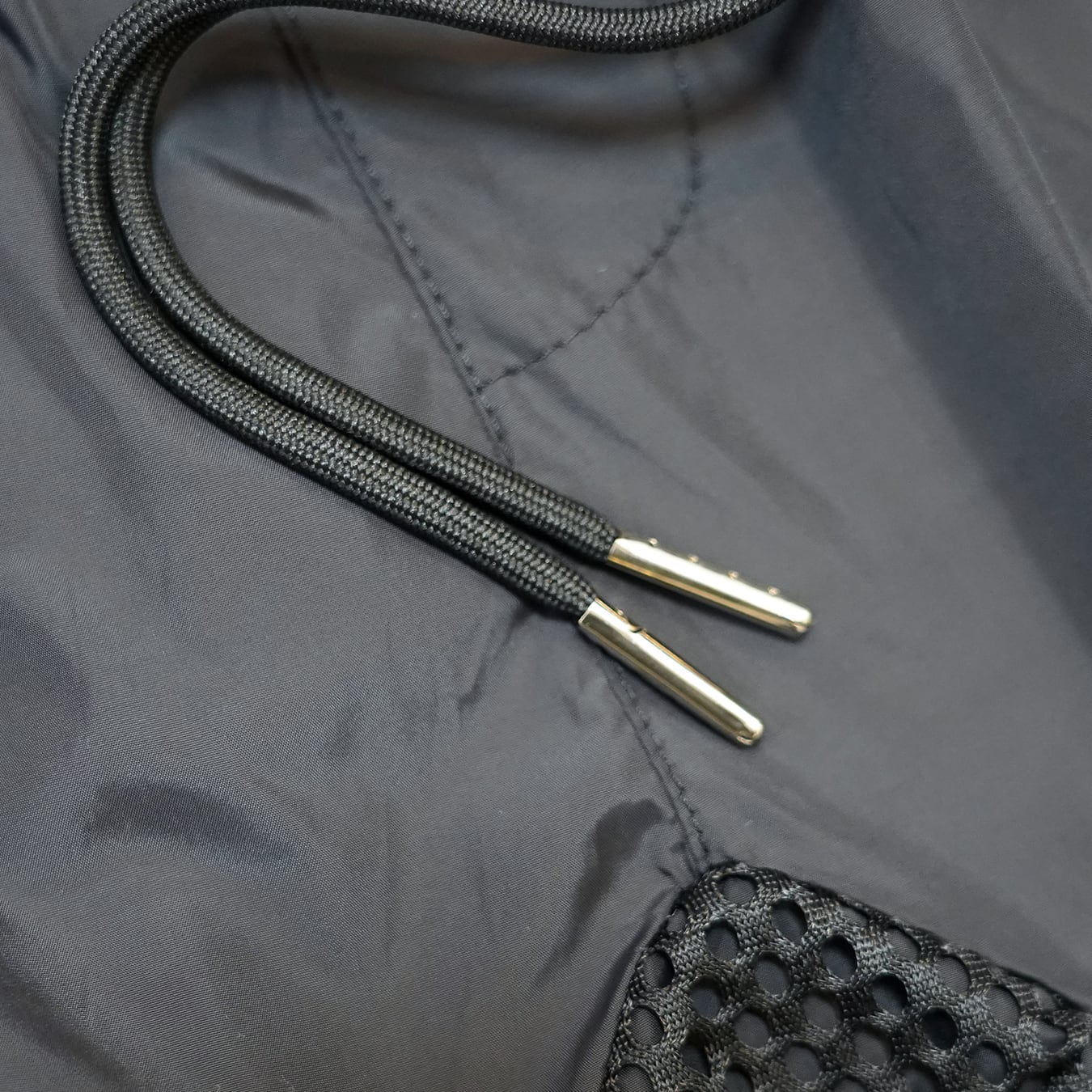 T.C.R FLAME SARUEL NYLON SHORTS - BLACK / GRAY