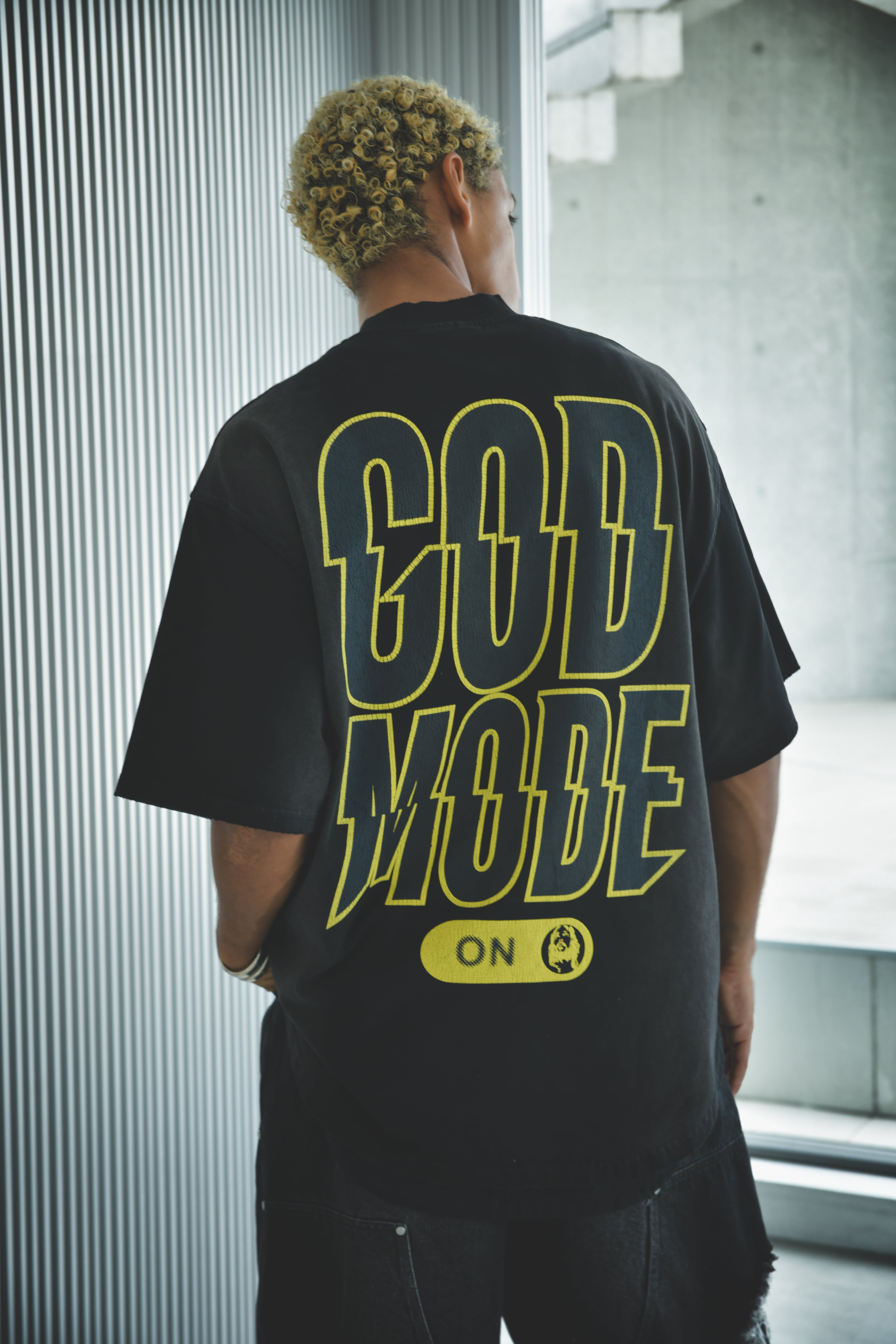 T.C.R GOD MODE DAMAGE S/S TEE - BLACK