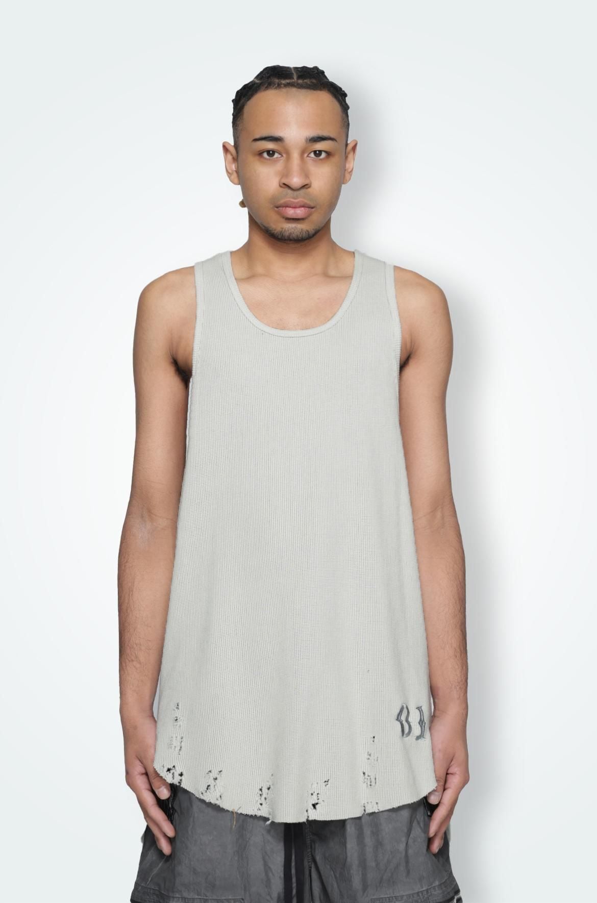 T.C.R DAMAGE INNER TANKTOP - IVORY