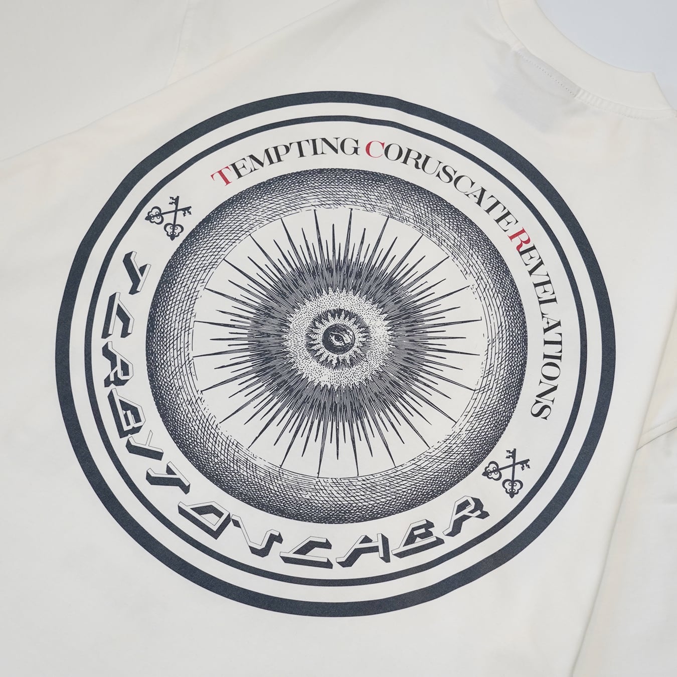 T.C.R JESUS CIRCLE LOGO S/S TEE - WHITE