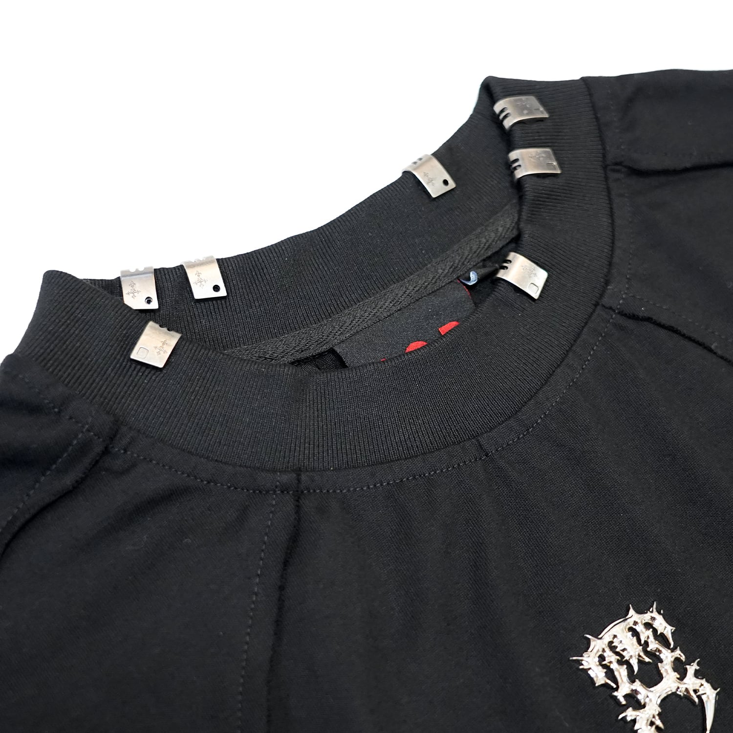 T.C.R NIGHT RAVER RECONSTRUCTION N/S TEE - BLACK
