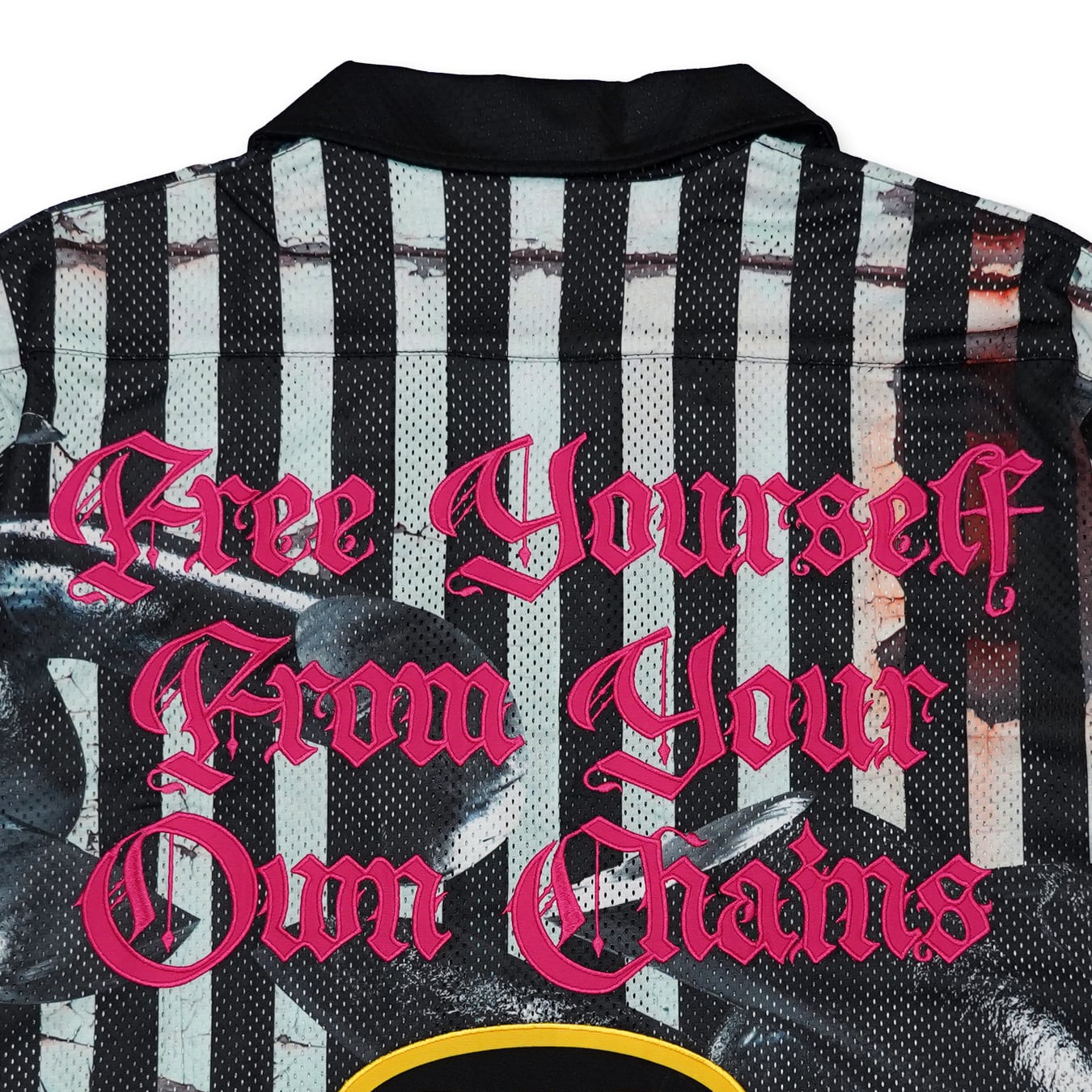 T.C.R CHAIN REACTION ALLOVER S/S MESH SHIRTS