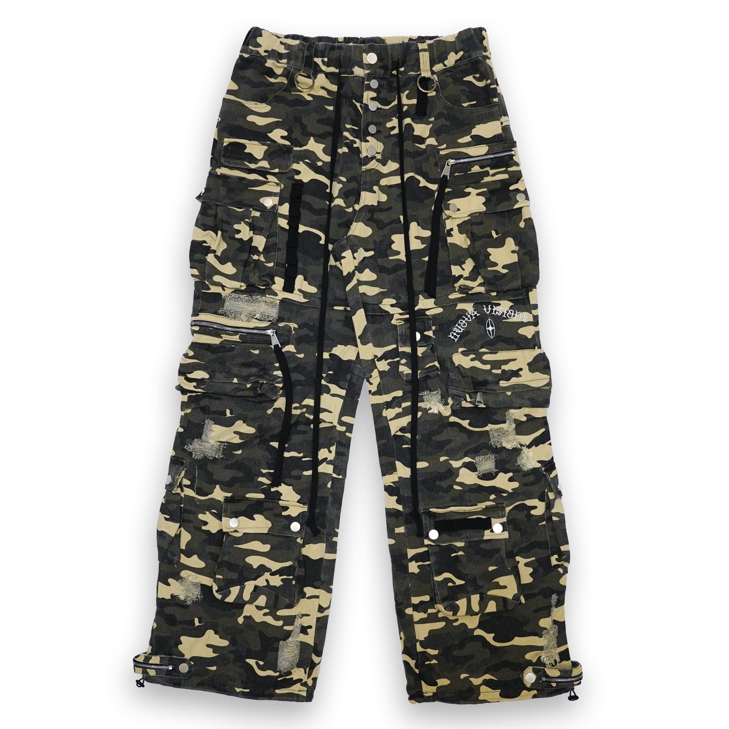 T.C.R NUOVA VISIONE BAGGY CARGO PANTS - CAMO