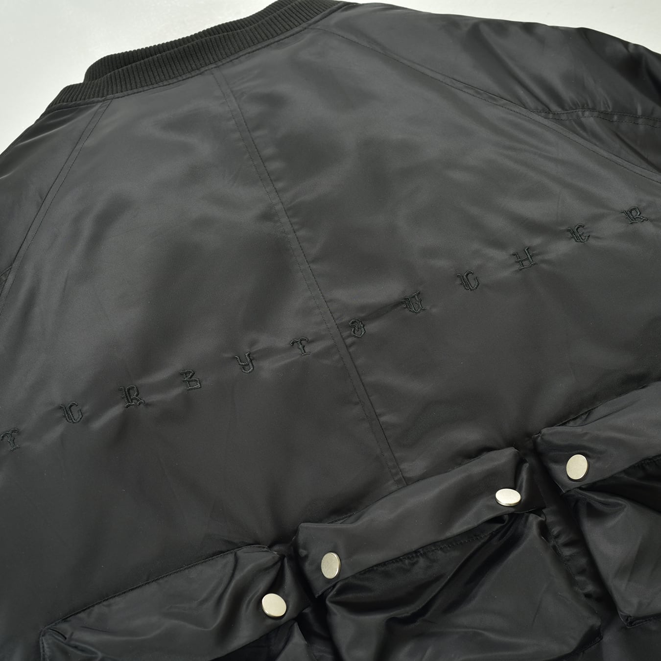 T.C.R MA-1 PADDED BOMBER JACKET - BLACK