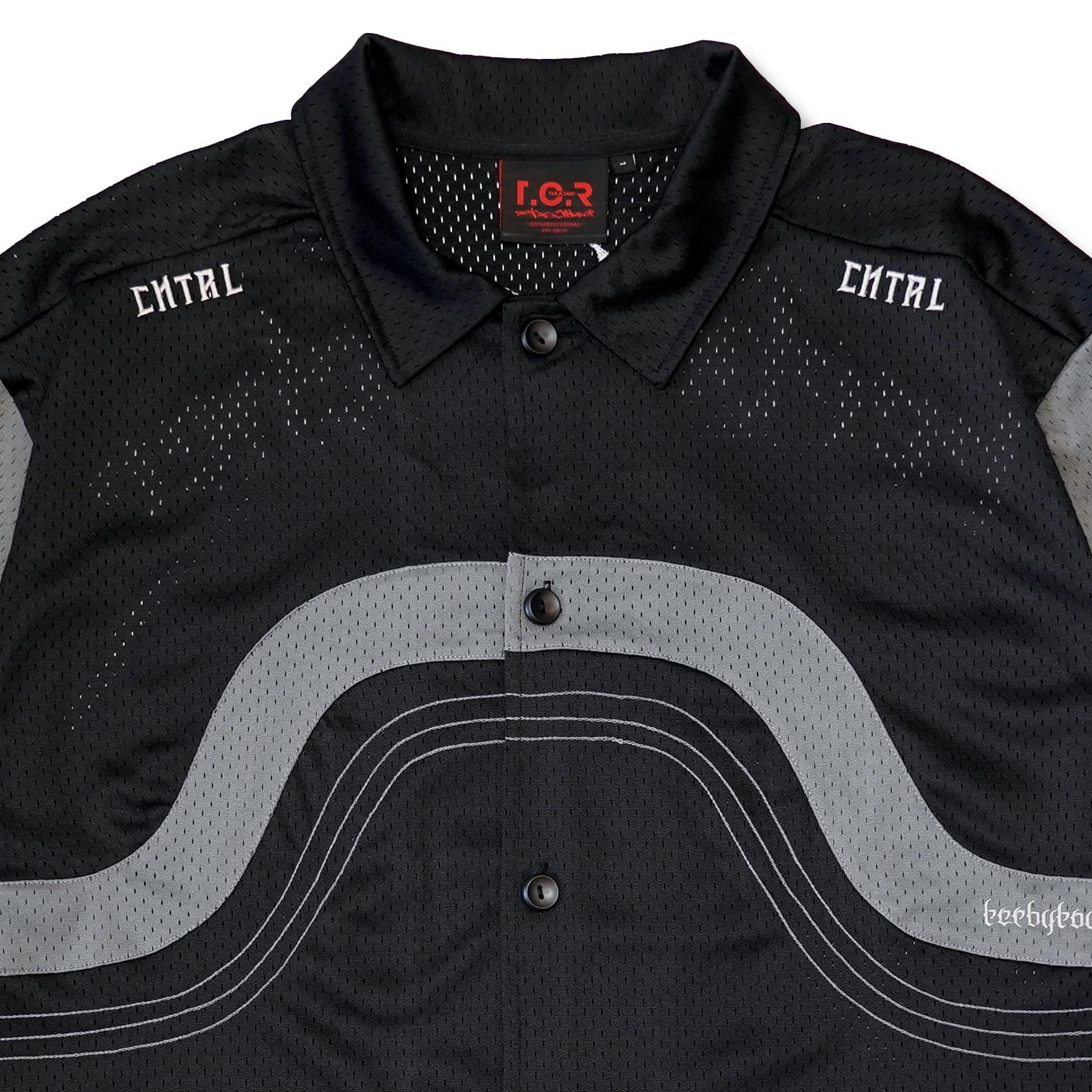 T.C.R CNTRL MESH SHIRTS - BLACK
