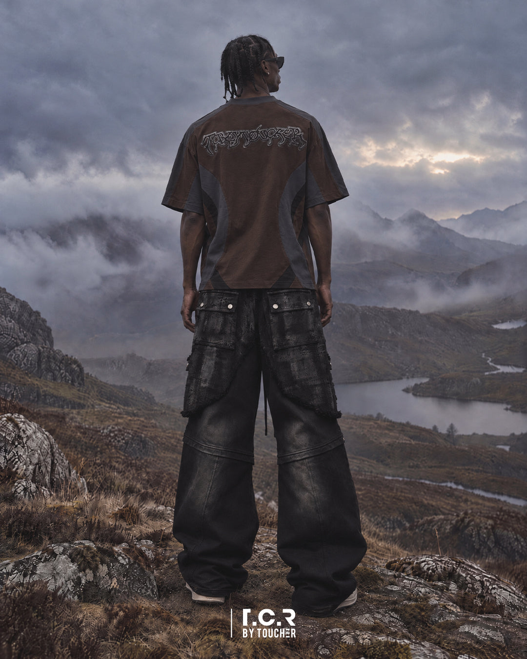 T.C.R ALTER EGO EXOFRAME S/S TEE - BROWN