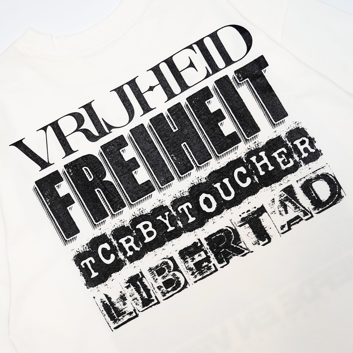 T.C.R VRIJHEID S/S TEE - WHITE