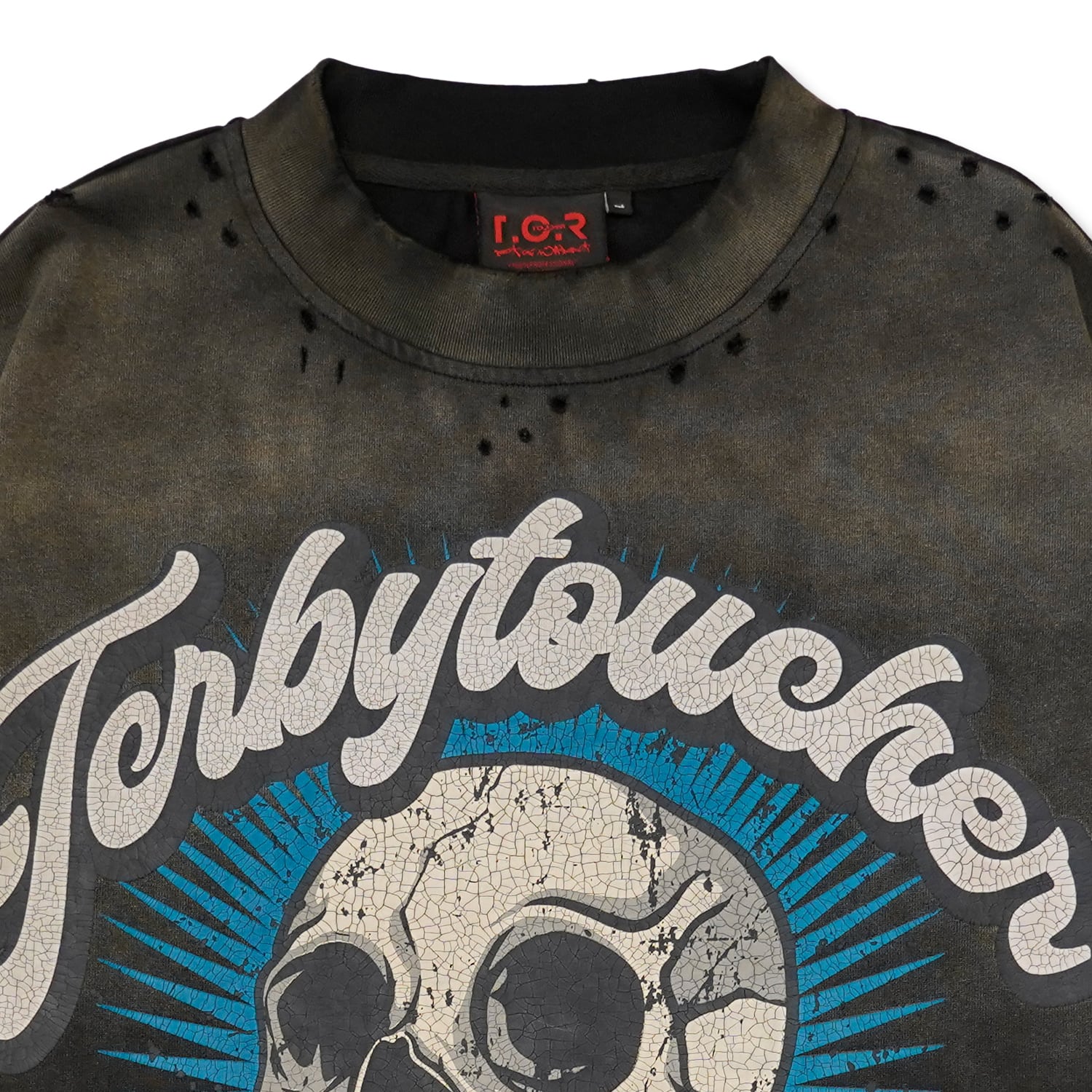 T.C.R Y.O.L.O. FADED L/S TEE - BLACK