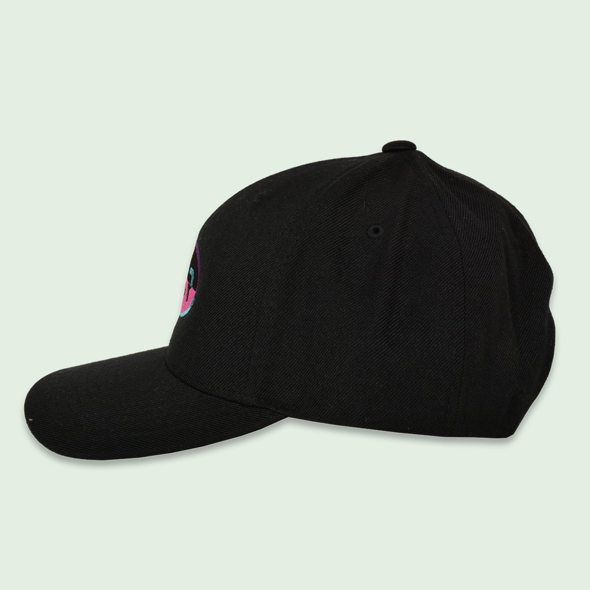 T.C.R CAPSULE EMBROIDERY CAP - BLACK/PURPLE/PINK/TURQUOISE
