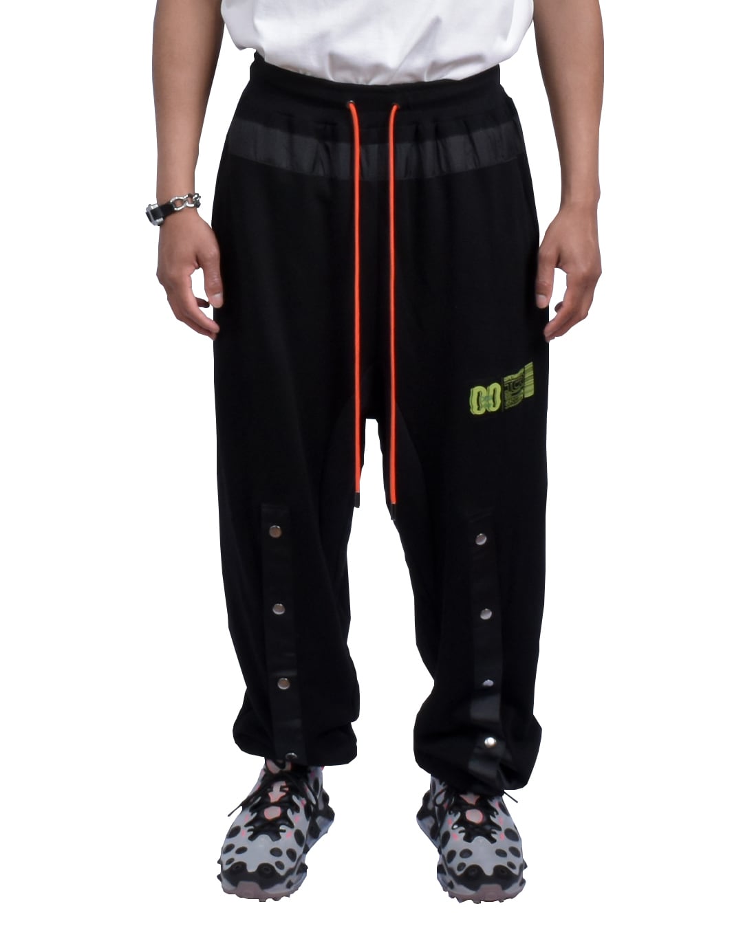 T.C.R ESSENTIAL TECH JOGGER V3 - BLACK/ORANGE