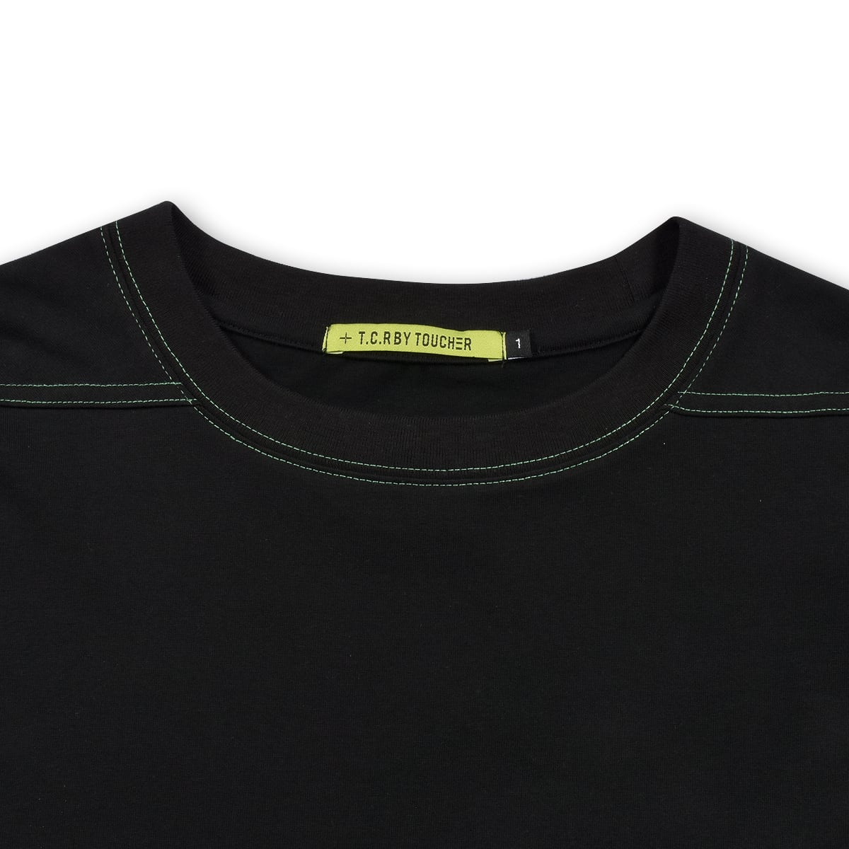 THERMOGRAPHY OVERSIZED S/S TEE - BLACK/GREEN
