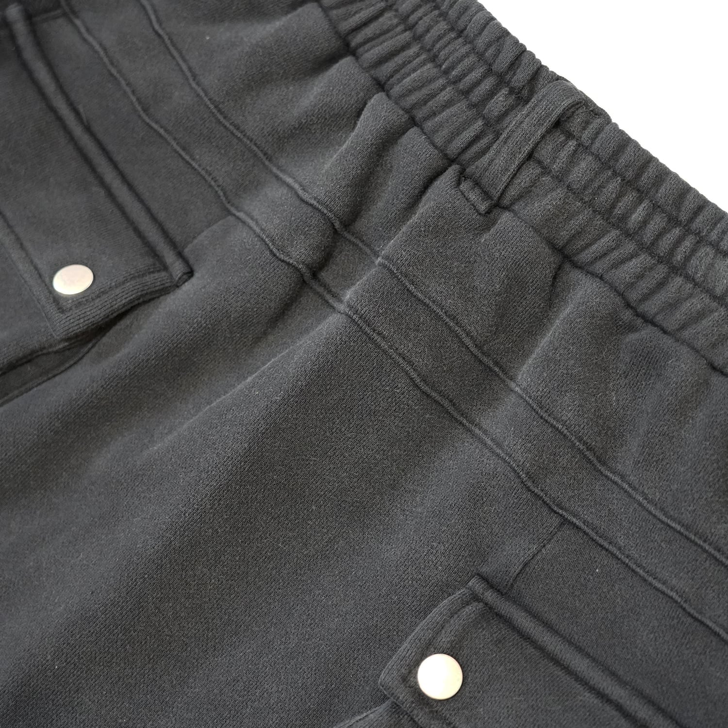 T.C.R DARK RIDER BAGGY SNAP JOGGER - BLACK