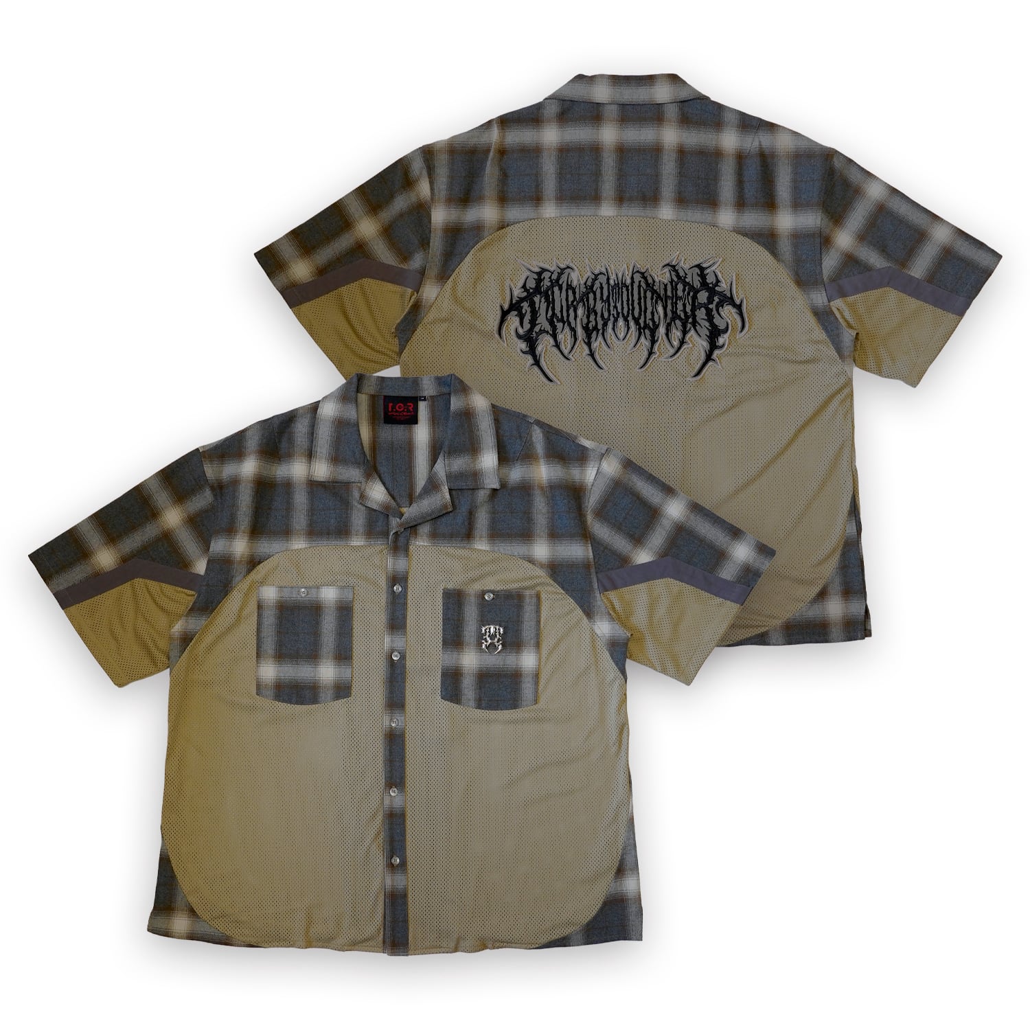 T.C.R TEMPTING MESH SHIRTS - KHAKI