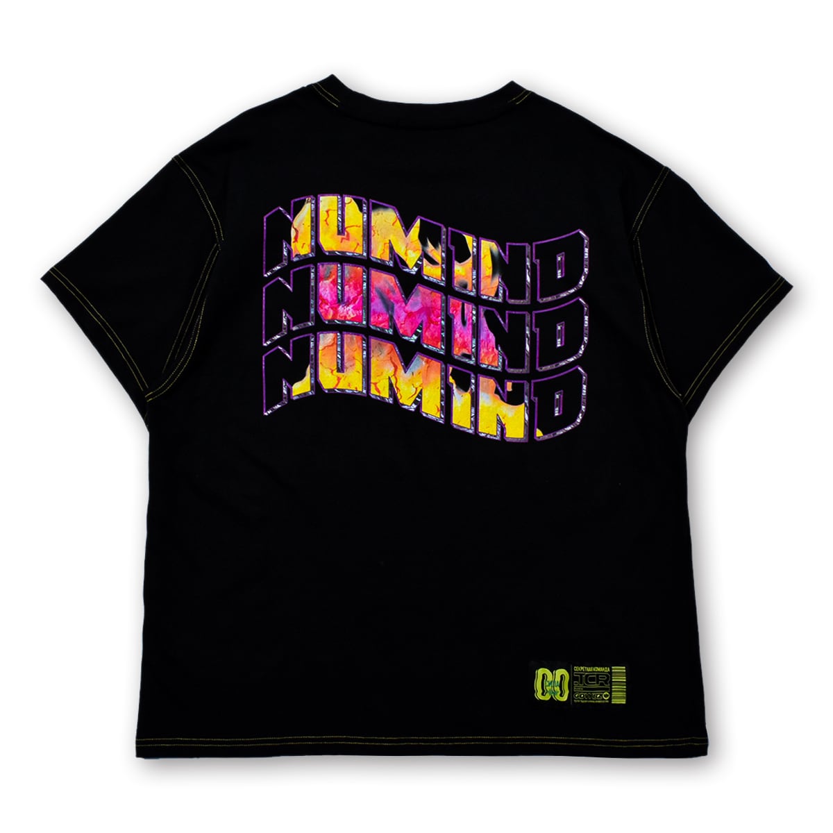 NRG OVERSIZED S/S TEE - BLACK/YELLOW