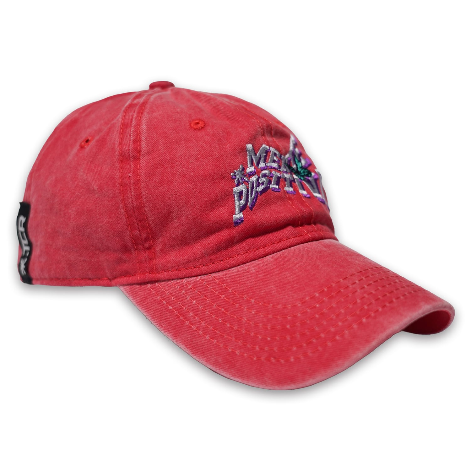 T.C.R MENTE POSITIVA WASHED LOW CAP - RED