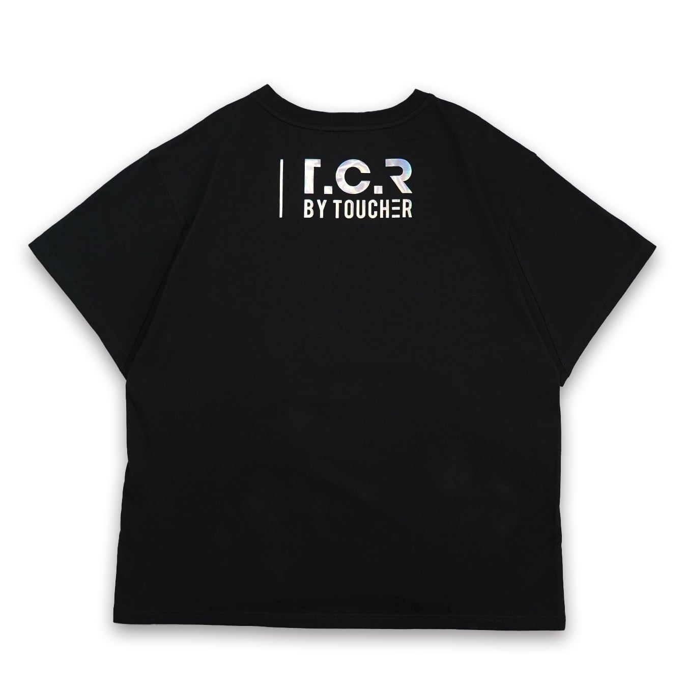 T.C.R & ID & RYHKI COLLAB OVERSIZED S/S TEE - BLACK