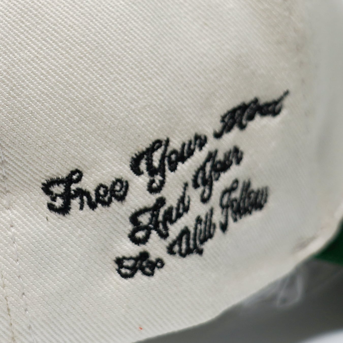 T.C.R LIGHTNING LOGO 6PANEL LOW CAP - GREEN