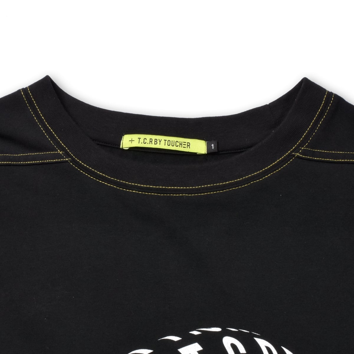 TUNNEL VISION OVERSIZED S/S TEE - BLACK/YELLOW