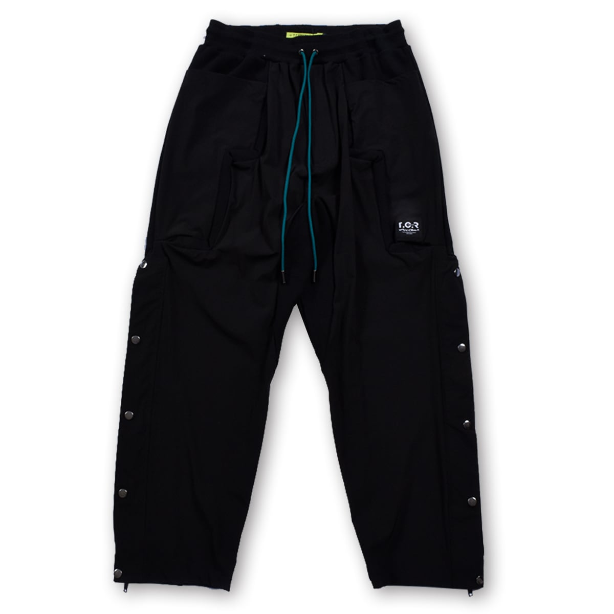 T.C.R EQUIPMENT SHELL JOGGER V3 - BLACK/BLUE GREEN