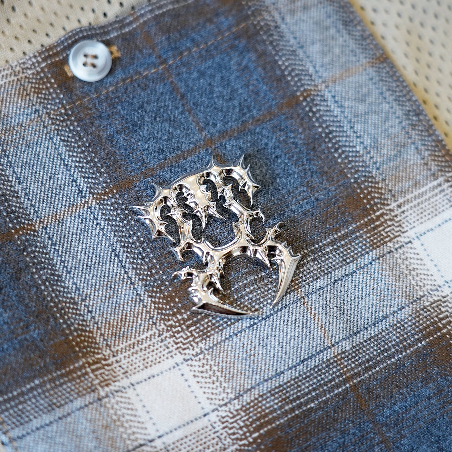 T.C.R TEMPTING MESH SHIRTS - KHAKI
