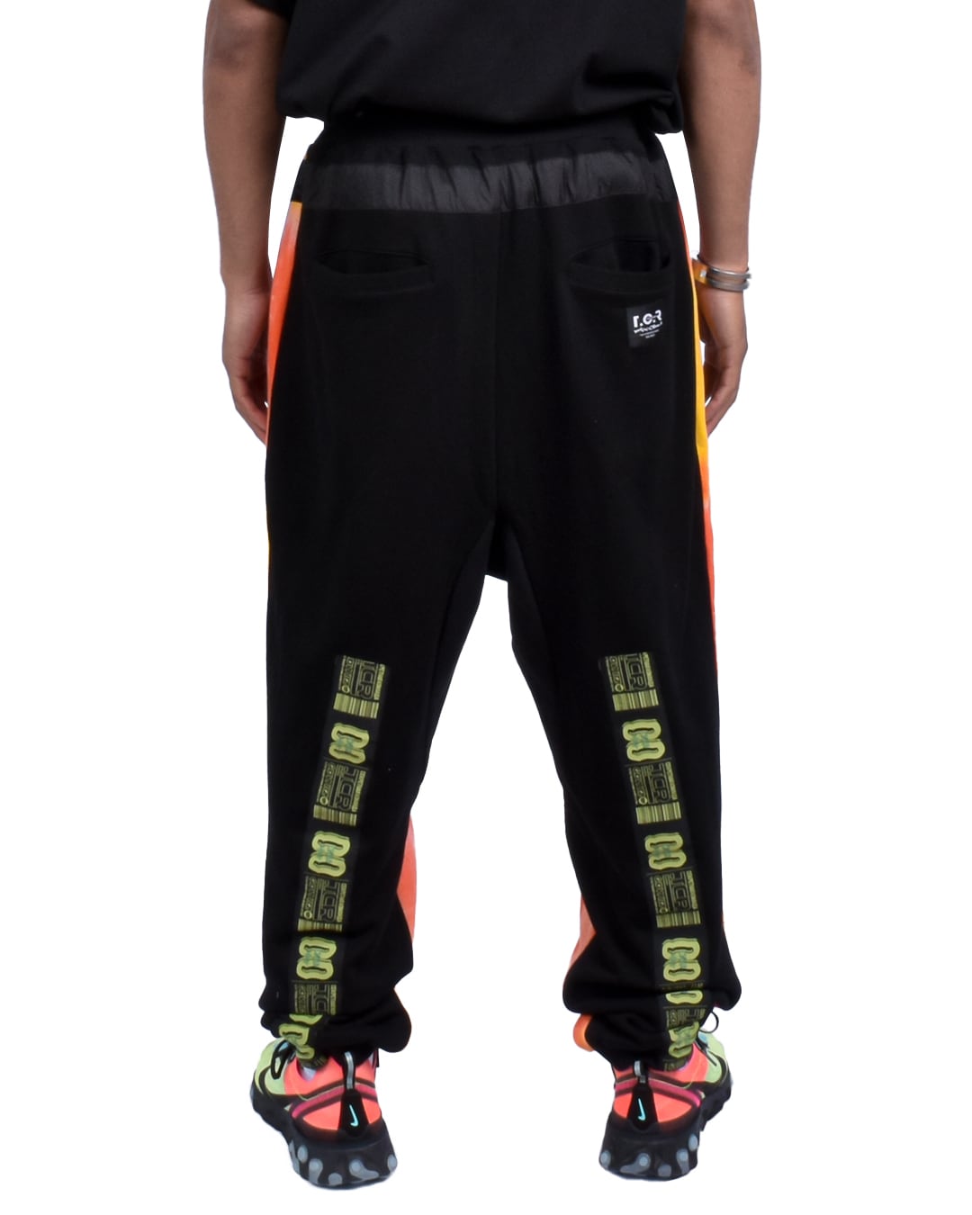 TCR ESSENTIAL TECH TIE DYE JOGGER - ORANGE/BLACK