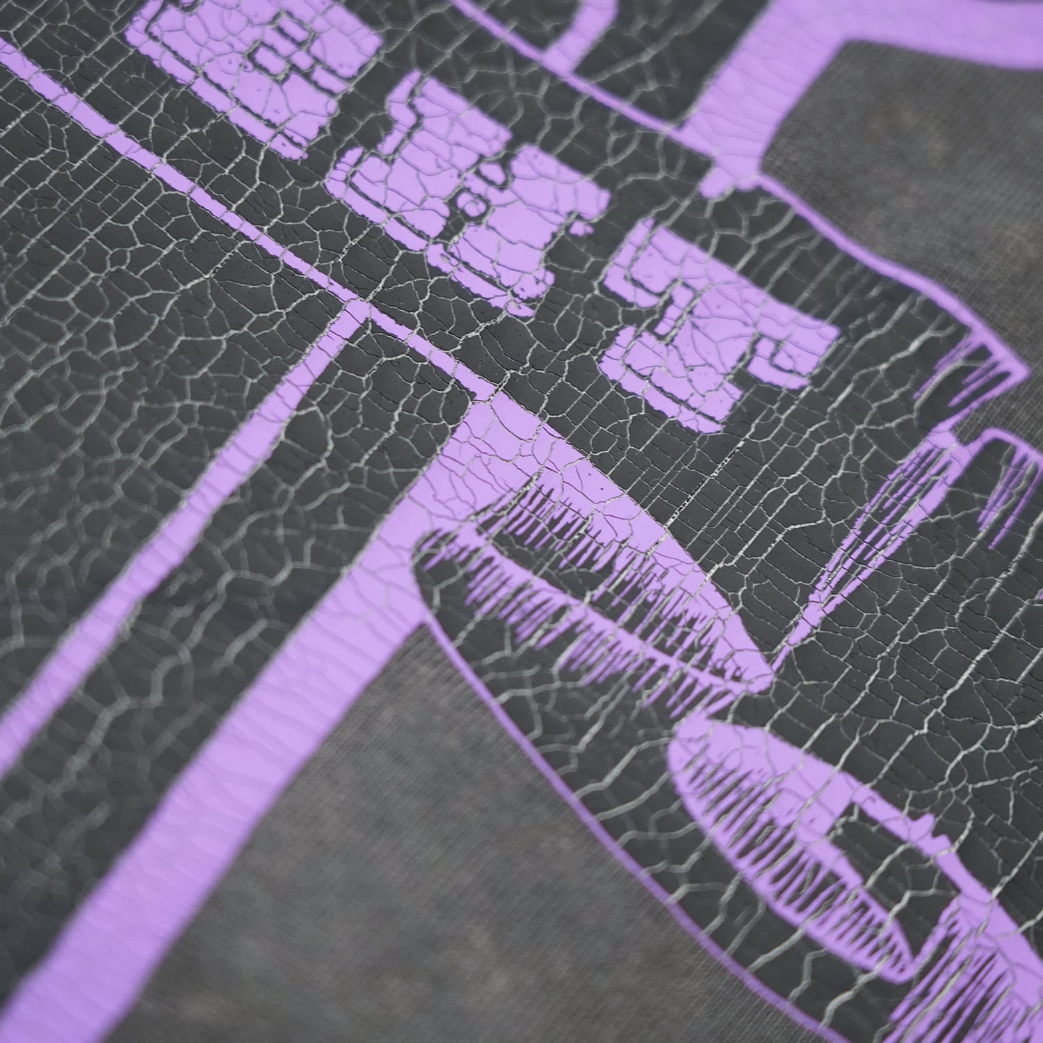 T.C.R JESUS CROSS L/S TEE - OLD GRAY