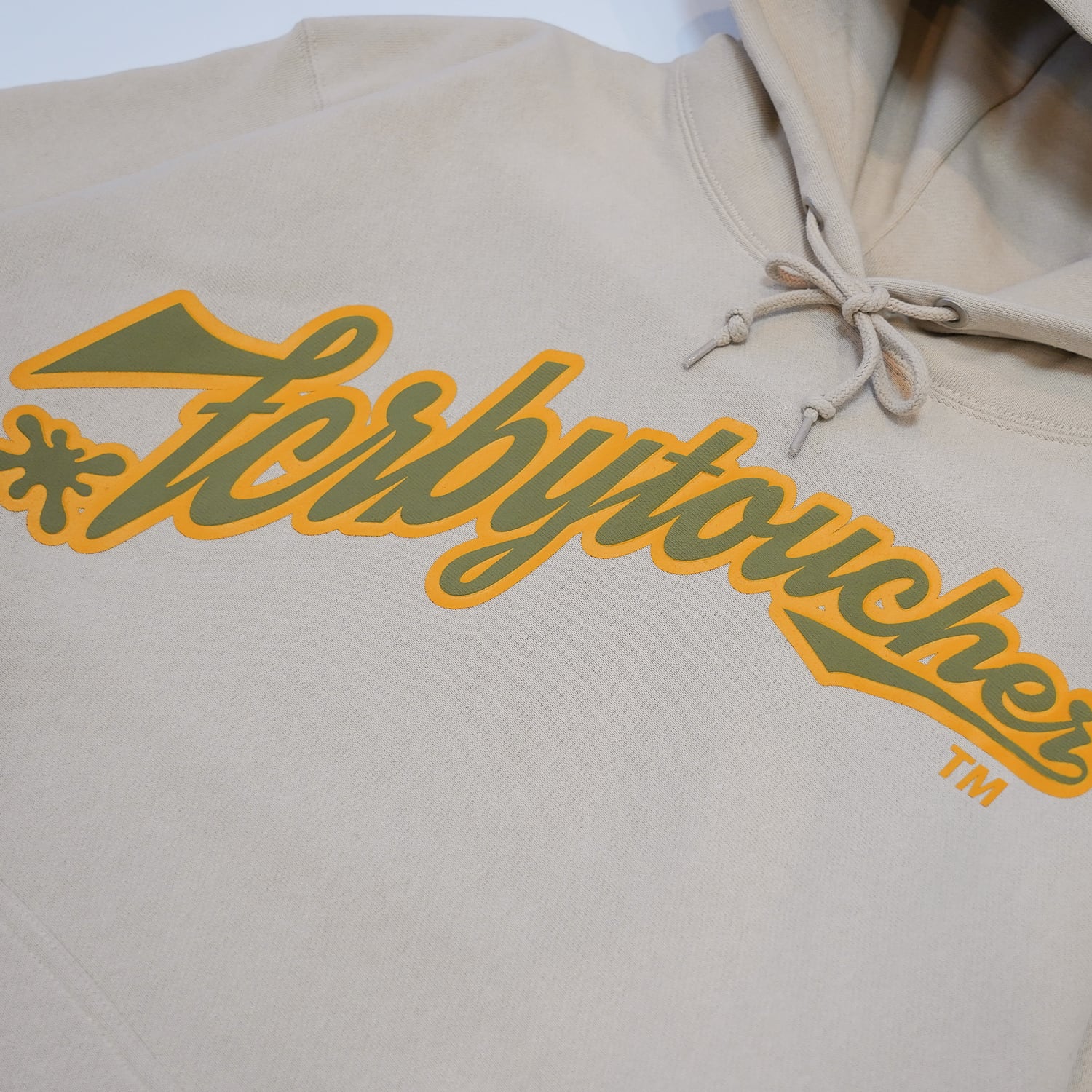 T.C.R CREW PULLOVER HEAVY OUNCE HOODIE - SAND BEIGE