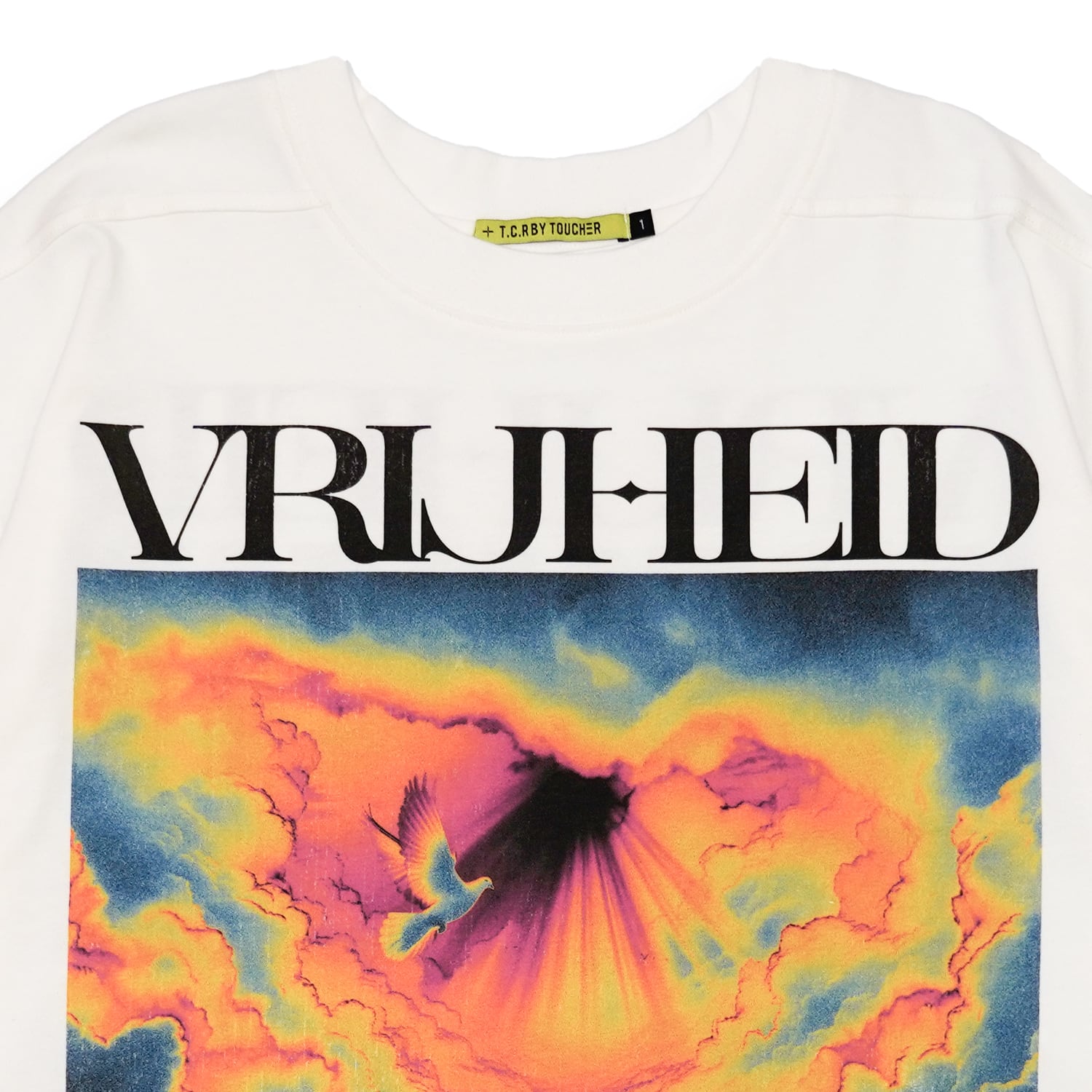 T.C.R VRIJHEID S/S TEE - WHITE