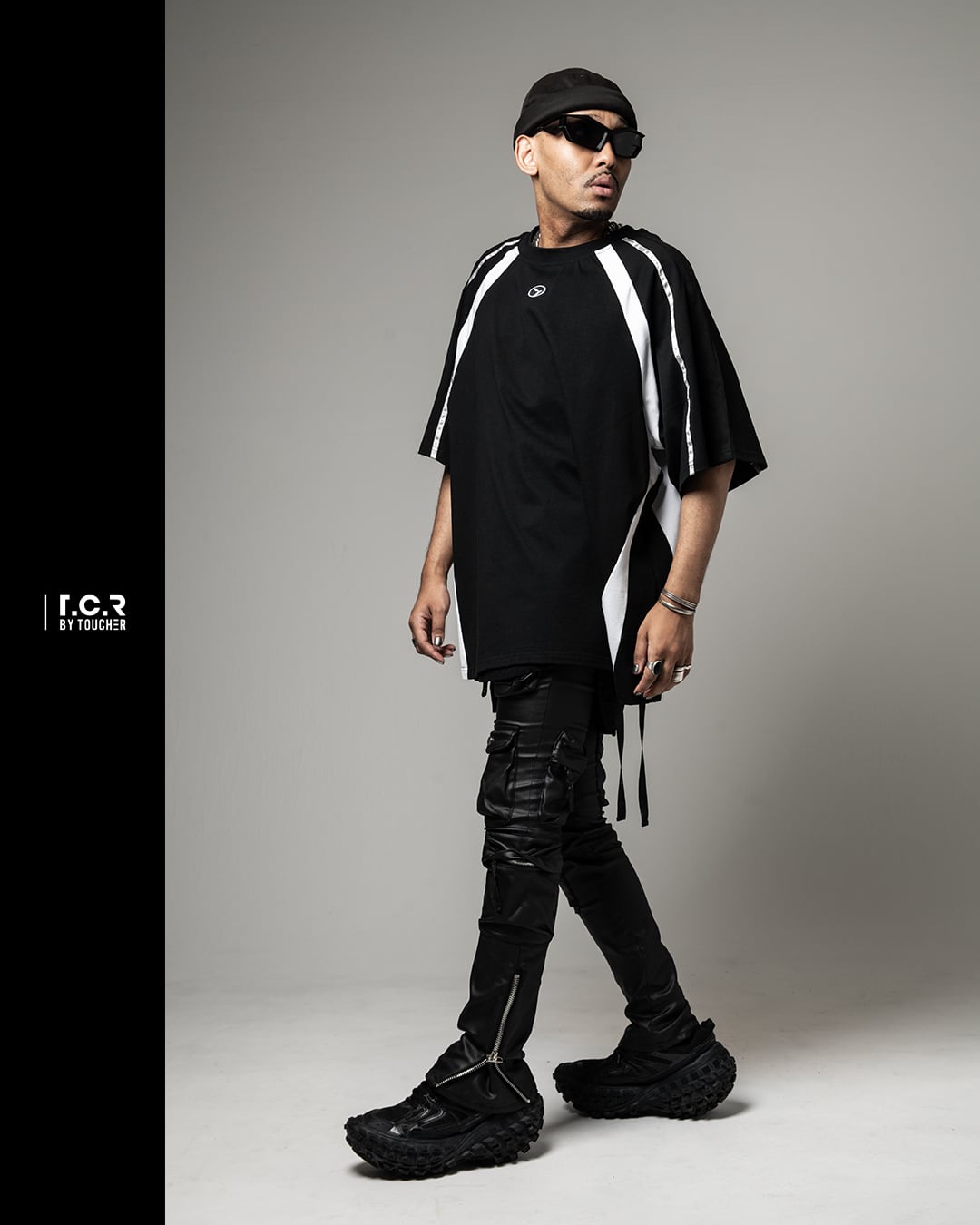 T.C.R EXTREME SPLICING S/S TEE - BLACK