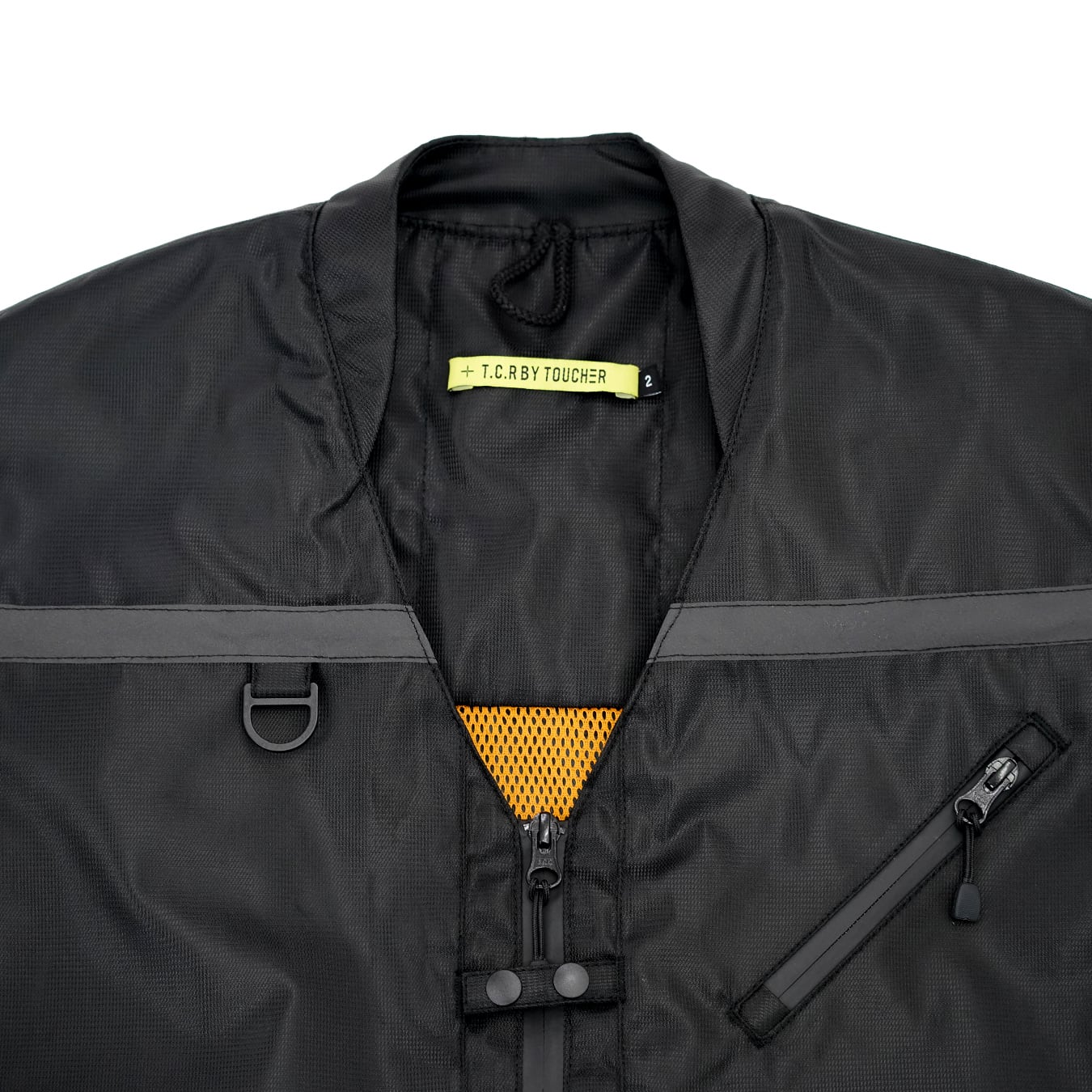 T.C.R WATERPROOF VENTURE VEST - BLACK / ORANGE