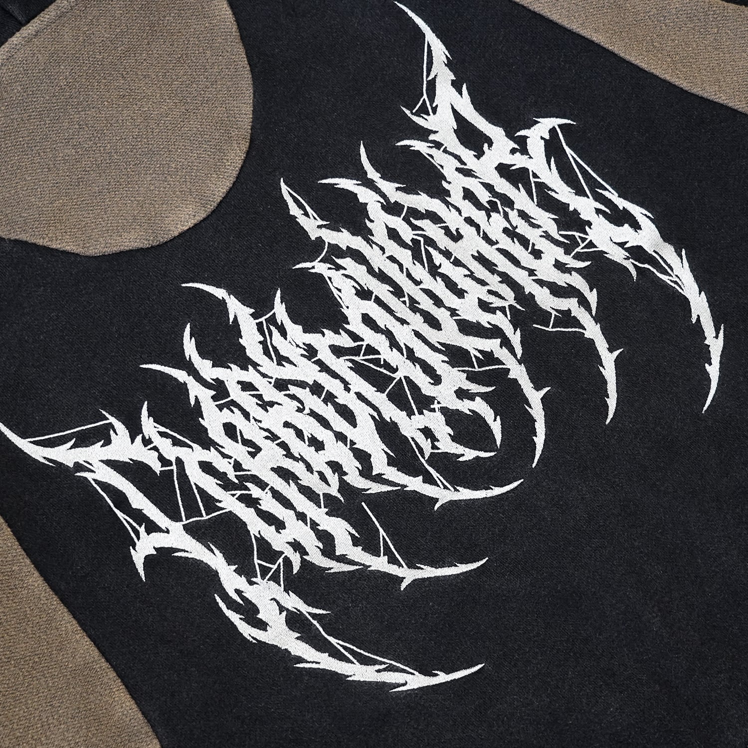 T.C.R ?DARK RIDER ZIP-UP HOODIE - BLACK