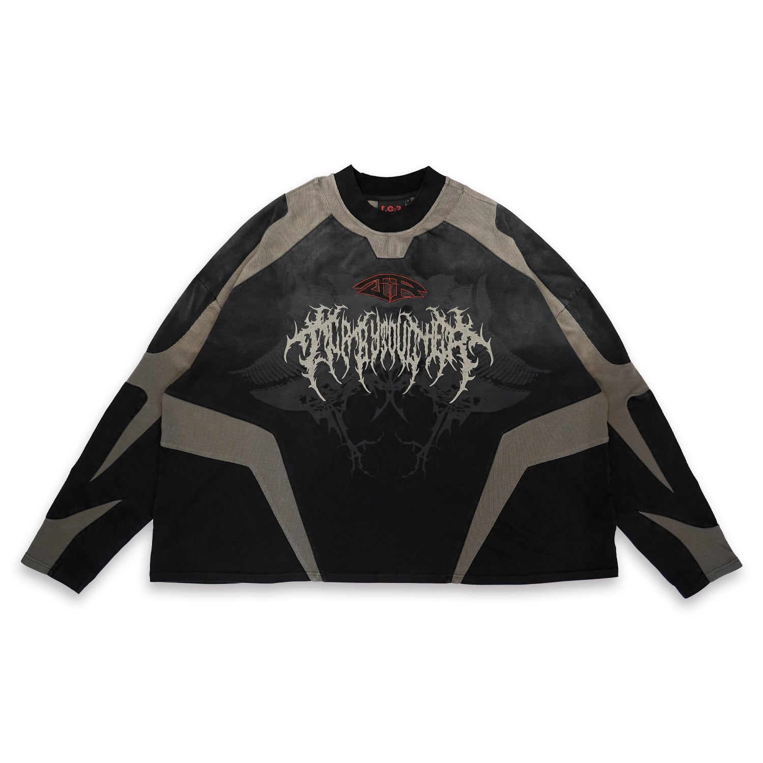 T.C.R MOTO XROSS L/S TEE - BLACK