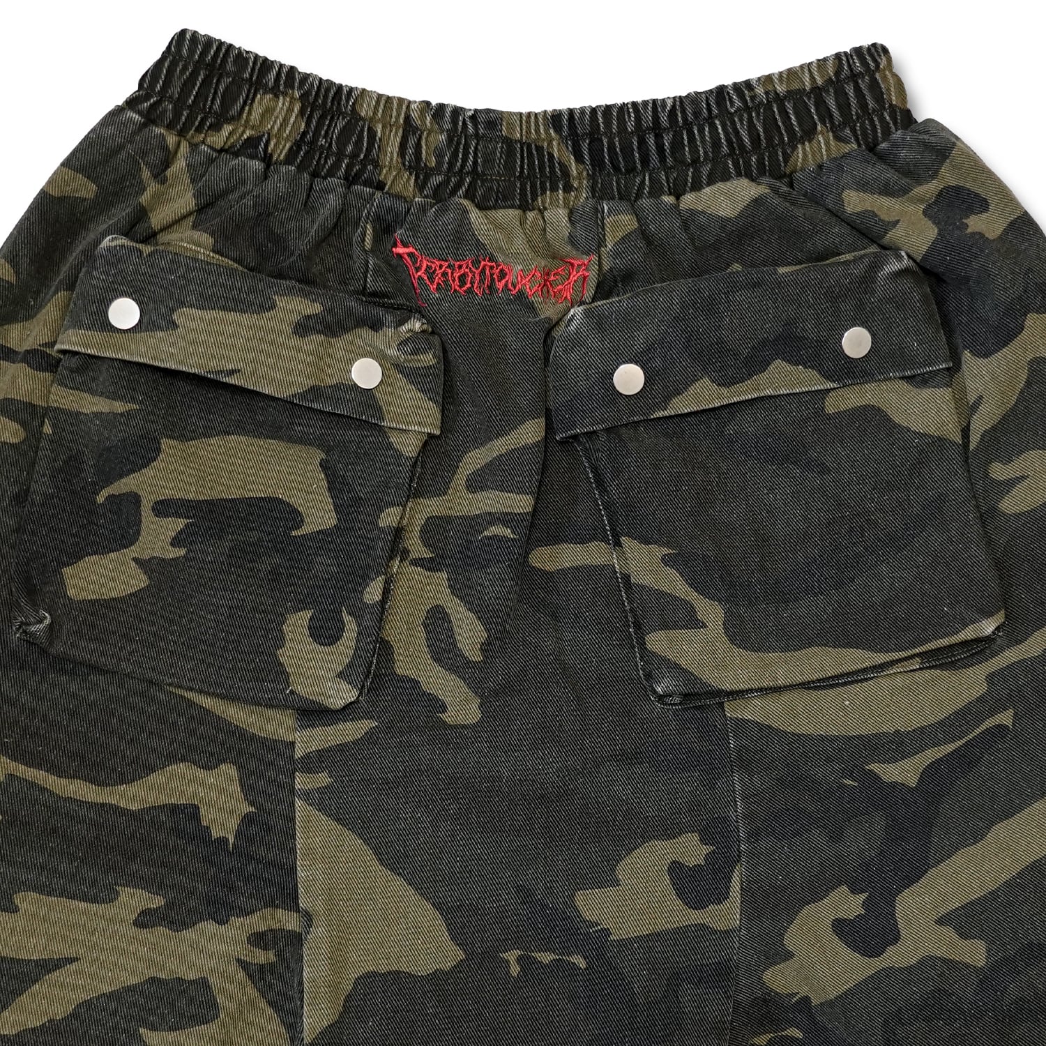 T.C.R RELAPSE MULTI POCKET SAROUEL CARGO SHORTS - CAMO