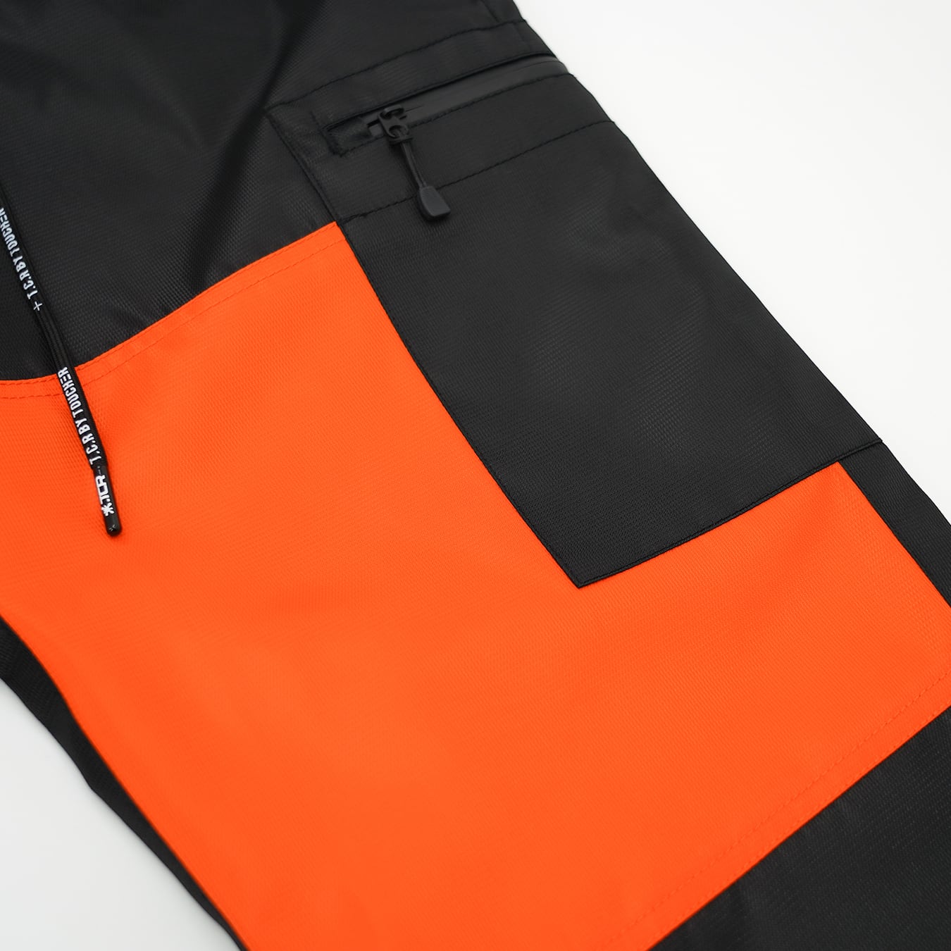 T.C.R WATERPROOF VENTURE PANTS - BLACK / ORANGE