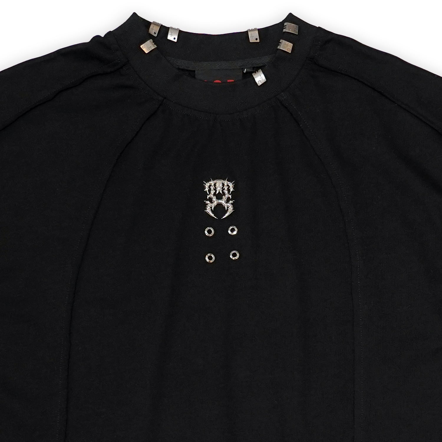 T.C.R NIGHT RAVER RECONSTRUCTION N/S TEE - BLACK