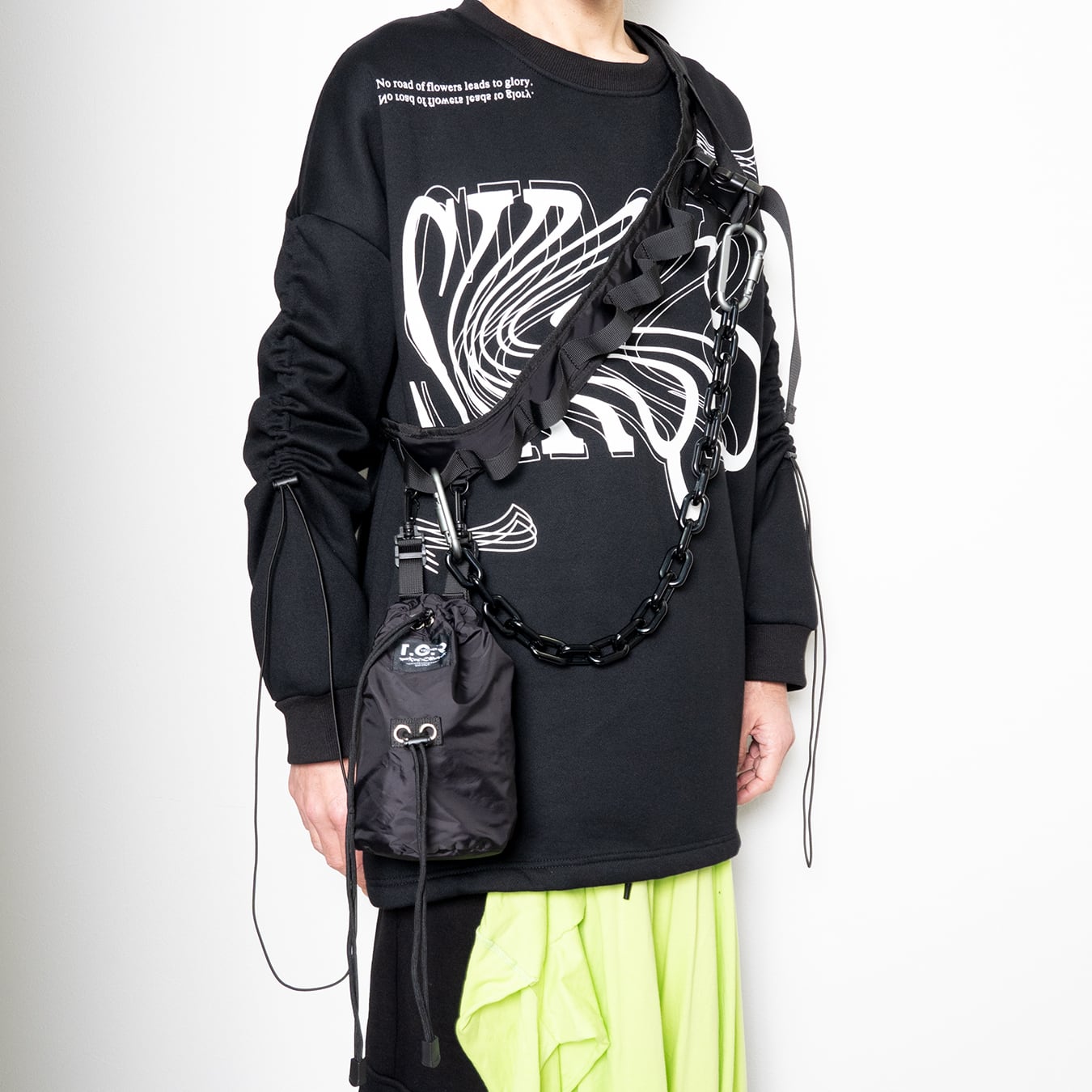 TCR-TEX MILITARY BODY BAG - BLACK