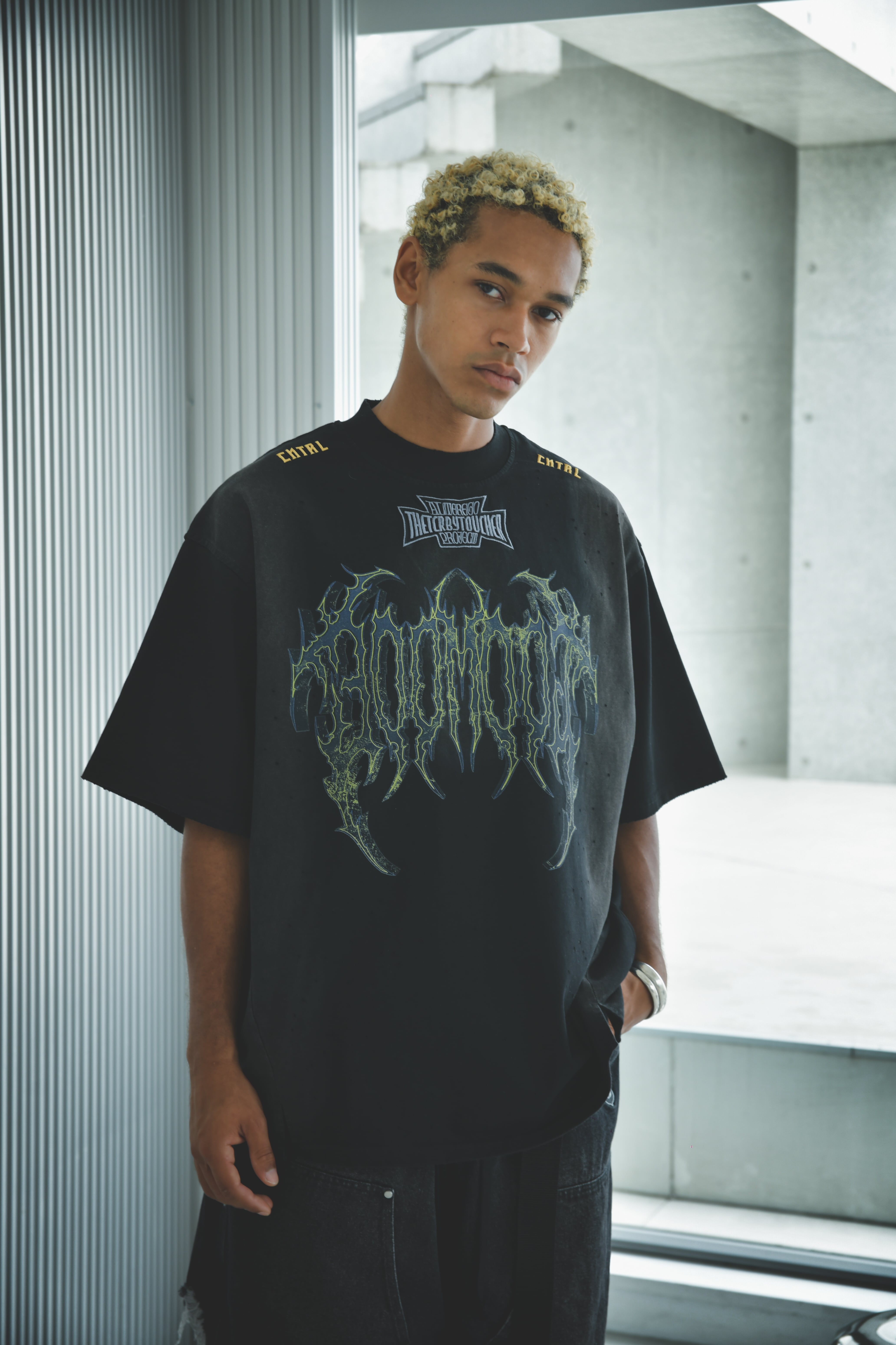 T.C.R GOD MODE DAMAGE S/S TEE - BLACK