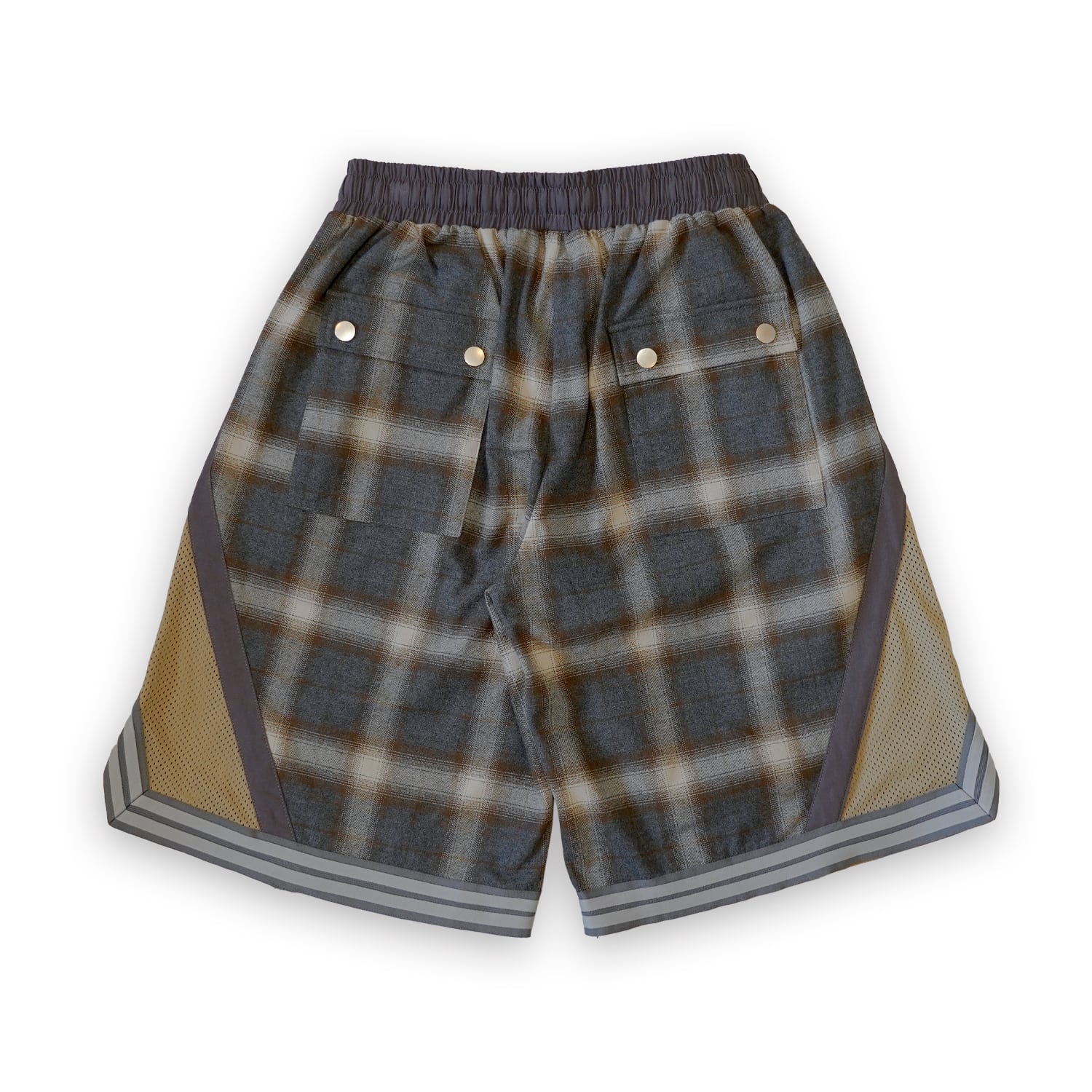 T.C.R TEMPTING MESH SHORTS - KHAKI