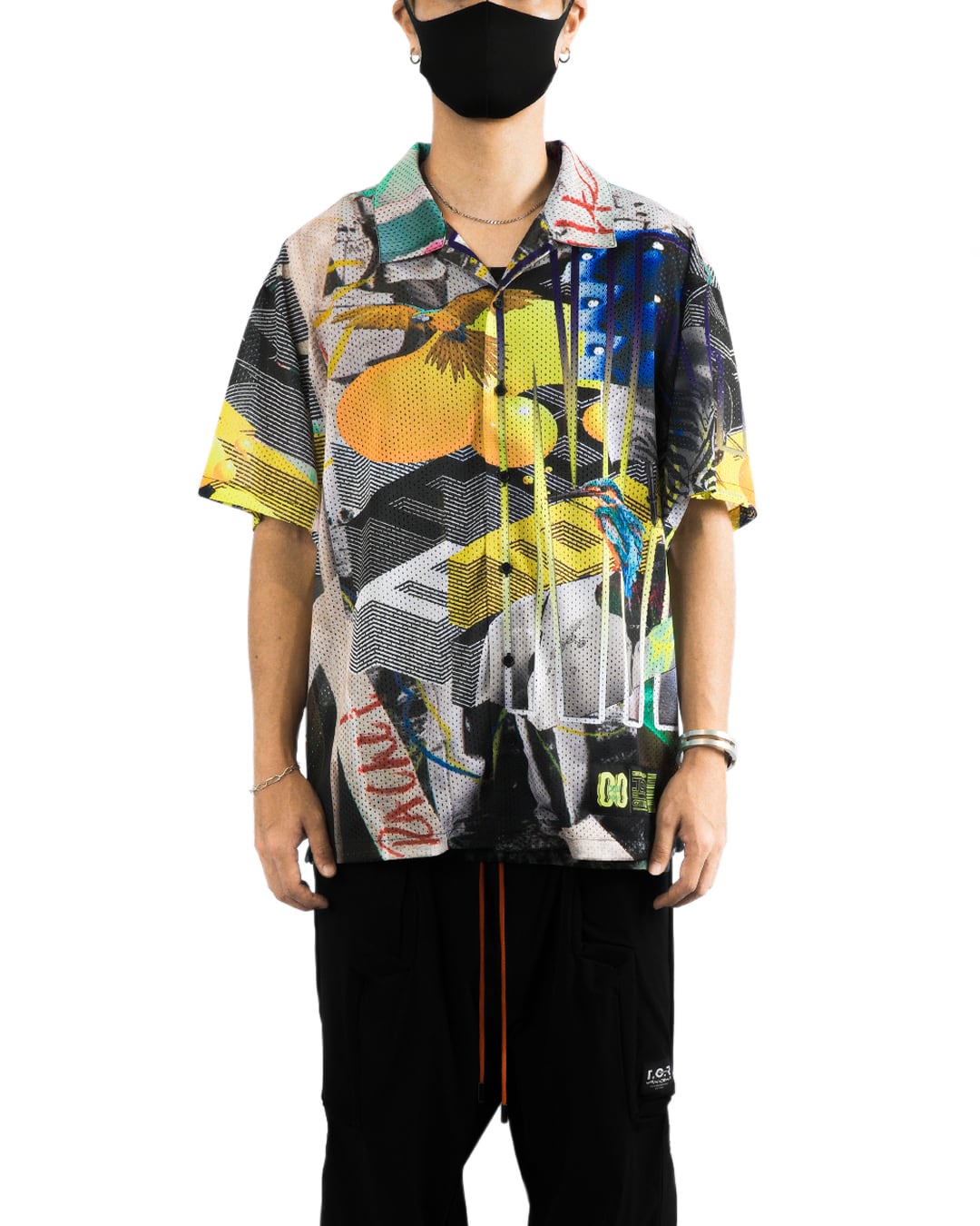 T.C.R PARADISE ALL OVER MESH SHIRT V2 - MULTI