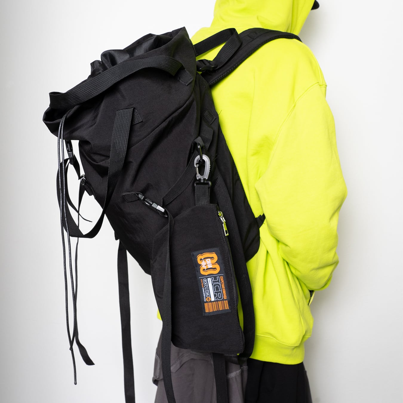 TCR-TEX MULUTI STRAP BAG PACK - BLACK