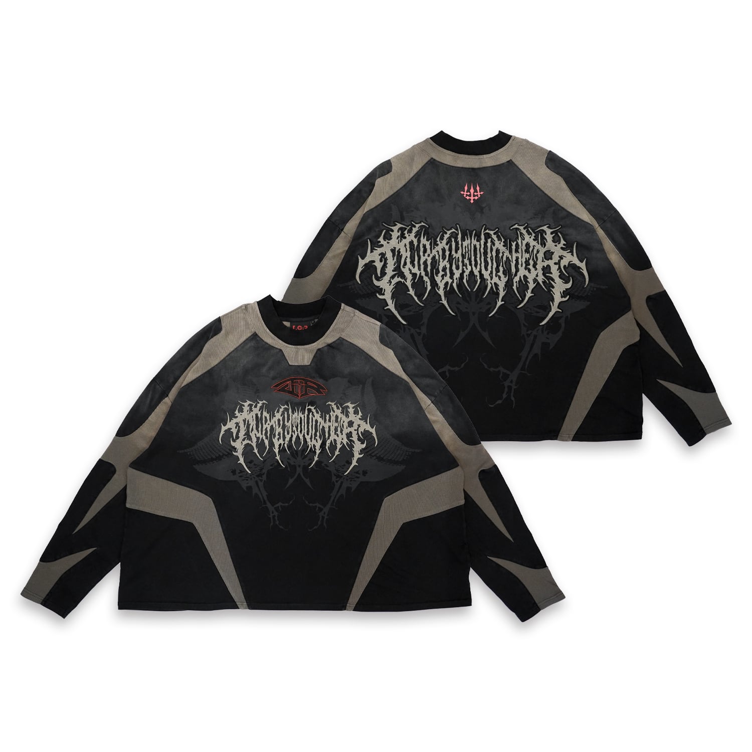 T.C.R MOTO XROSS L/S TEE - BLACK