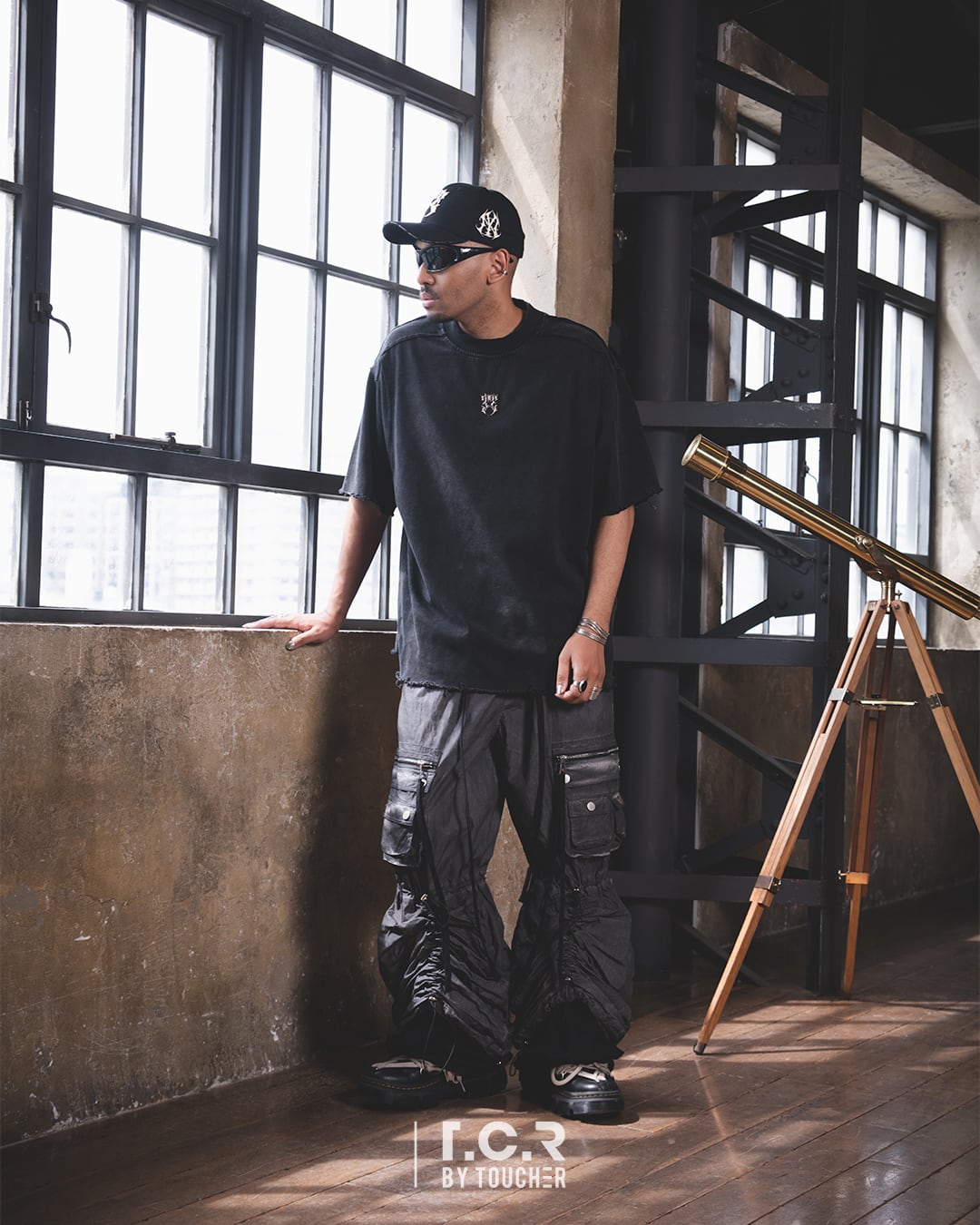 T.C.R HARDCORE S/S TEE - BLACK