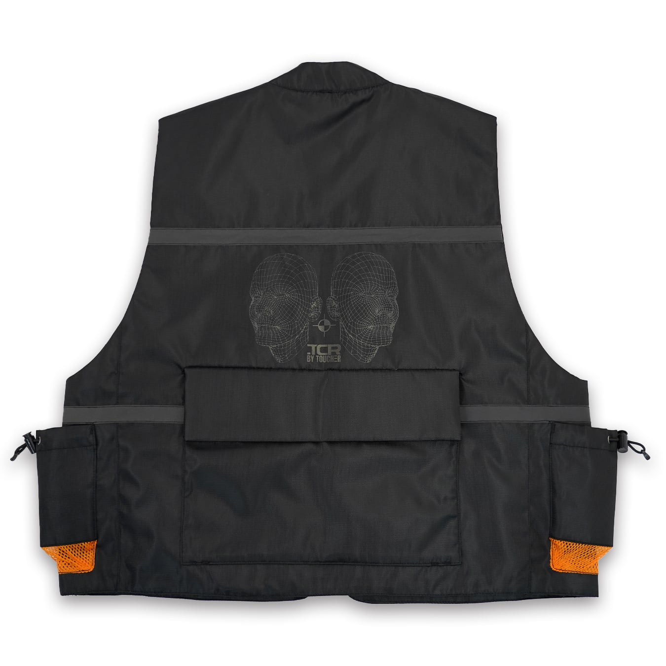 T.C.R WATERPROOF VENTURE VEST - BLACK / ORANGE
