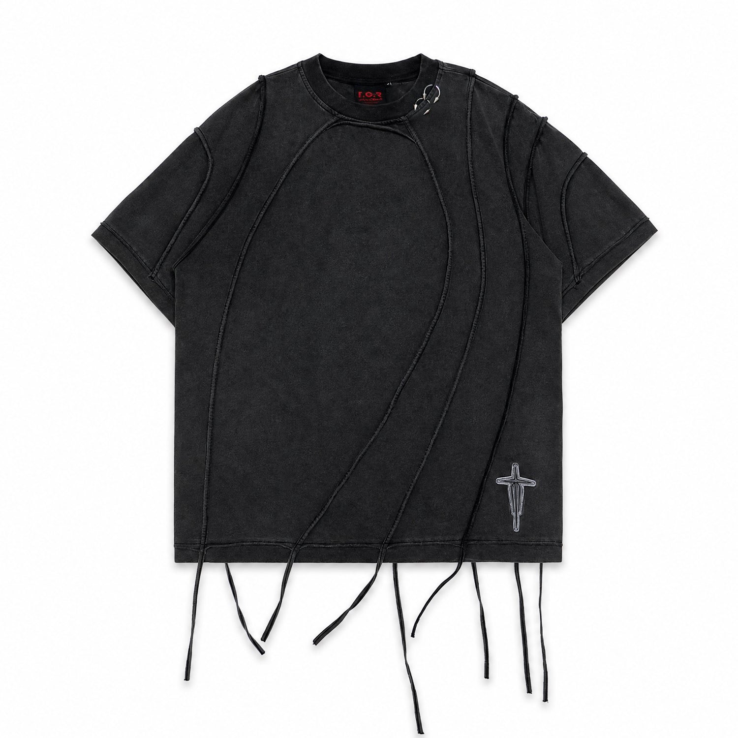 T.C.R DARK HAZE TEE - BLACK