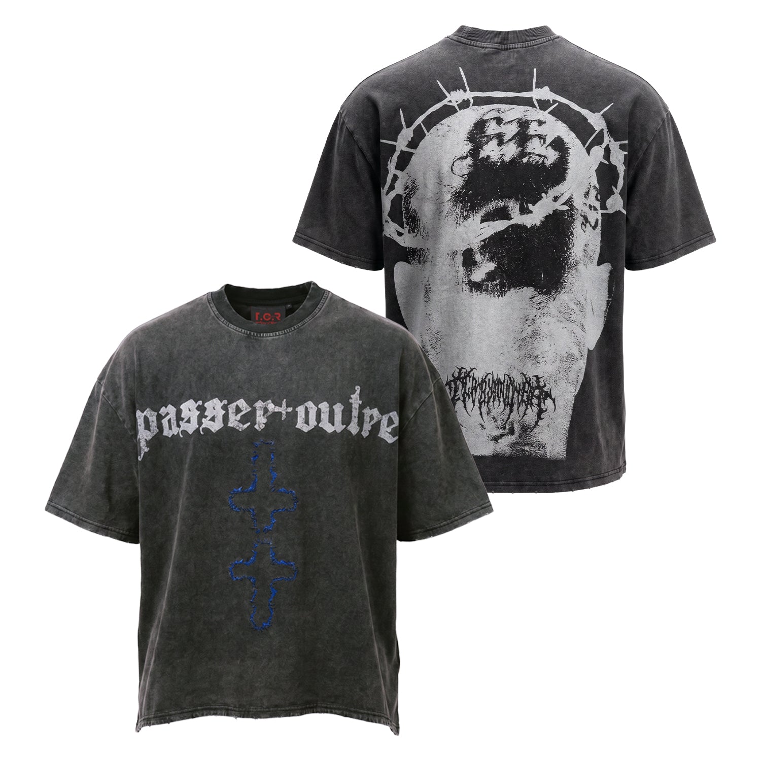 T.C.R PASSER OUTRE TEE - BLACK