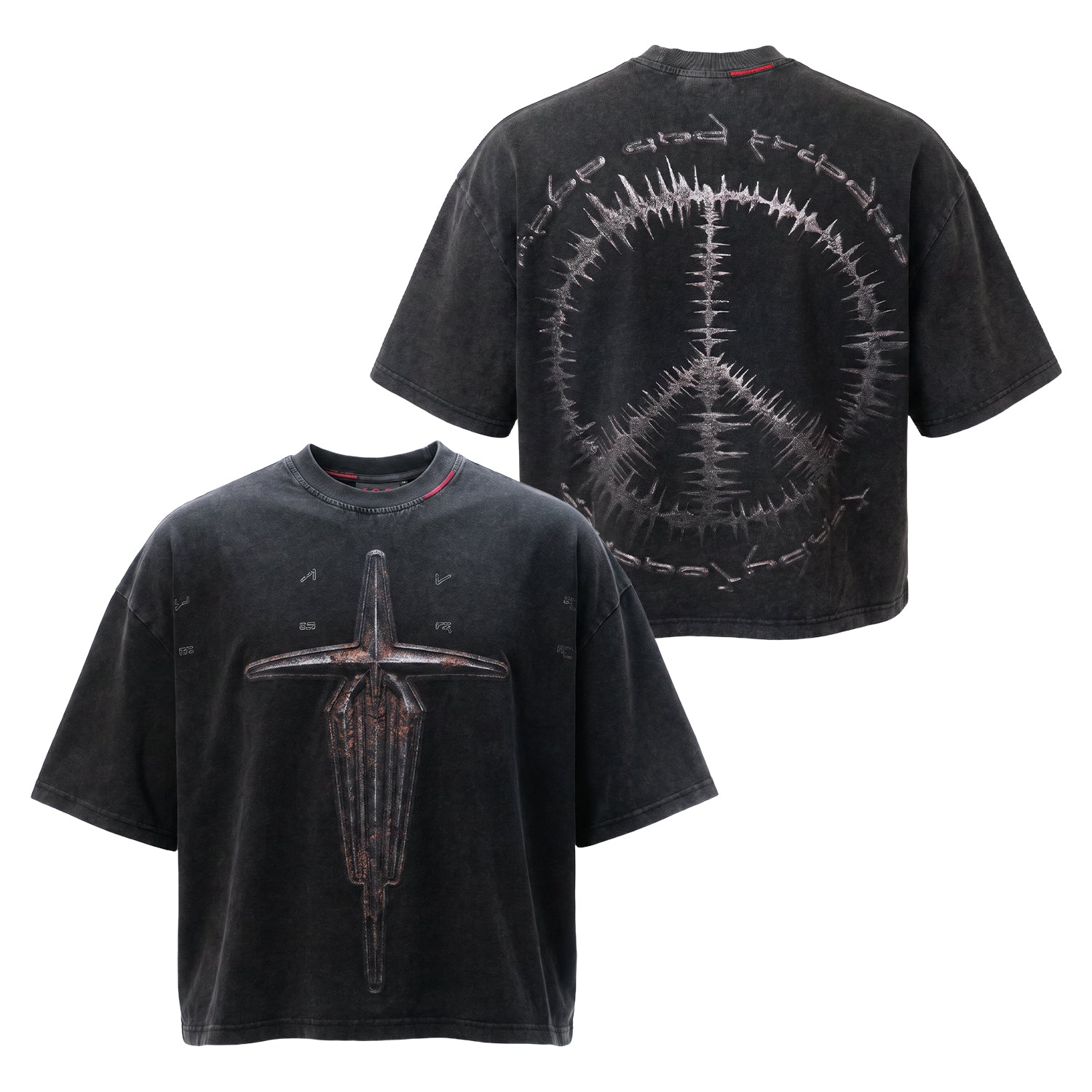 T.C.R WAVE CORE TEE - BLACK