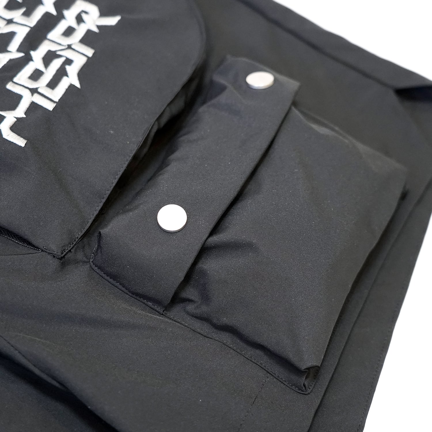 T.C.R RELAPSE MULTI POCKET SAROUEL CARGO SHORTS - BLACK