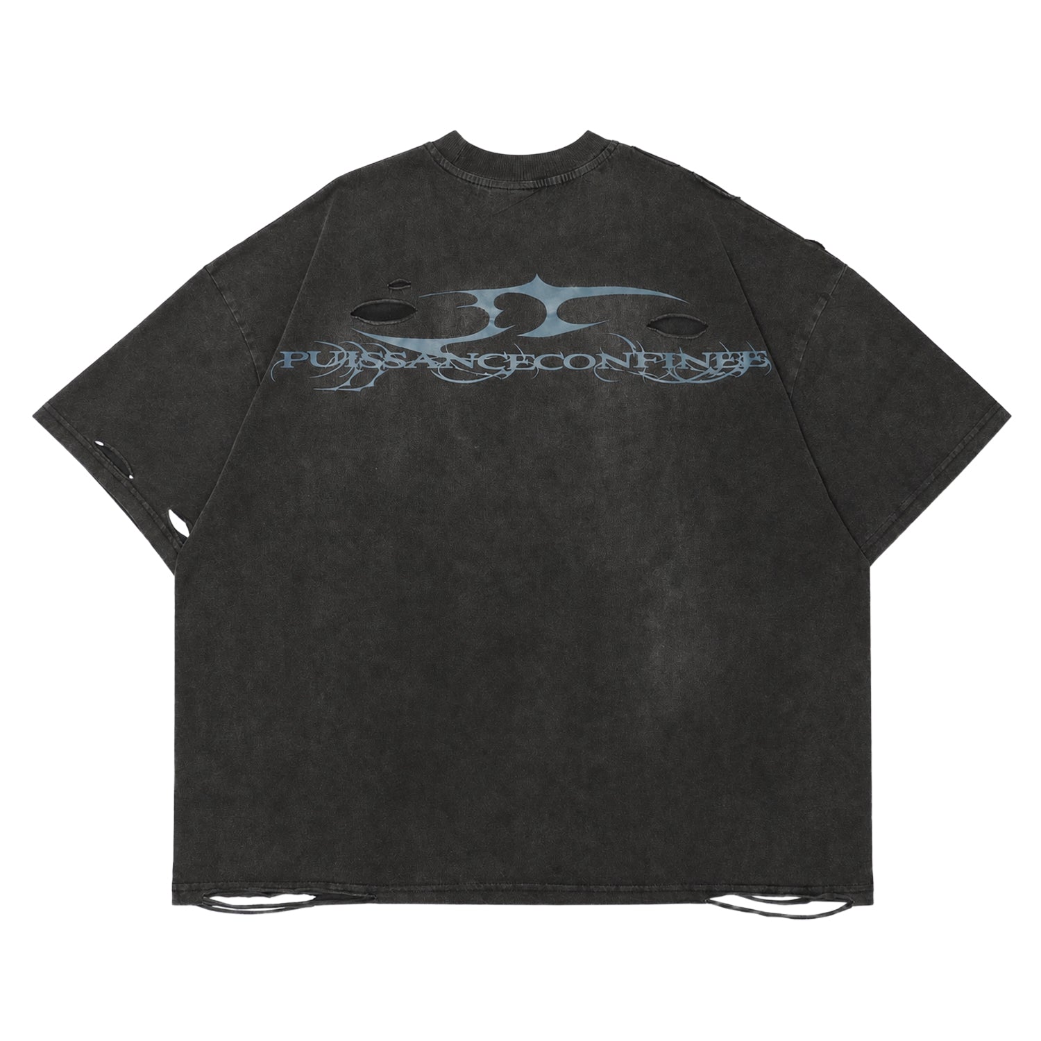 T.C.R PUISSANCE CONFINEE TEE - BLACK