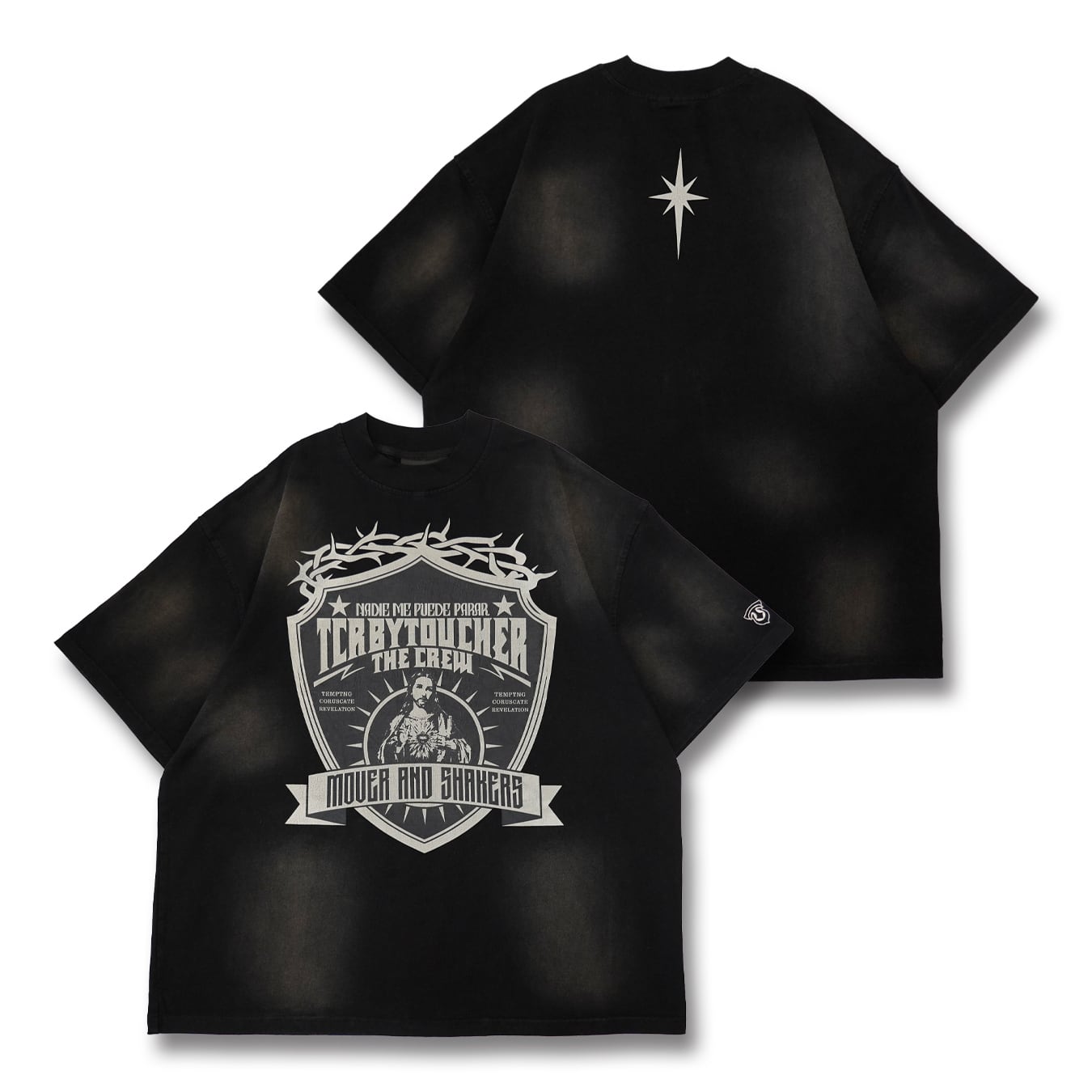 T.C.R MOVER AND SHAKERS S/S TEE - BLACK