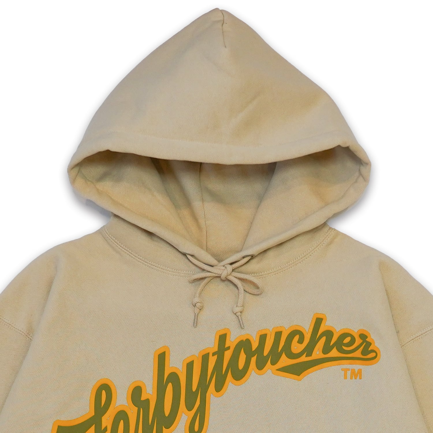 T.C.R CREW  PULLOVER HEAVY OUNCE HOODIE - SAND BEIGE